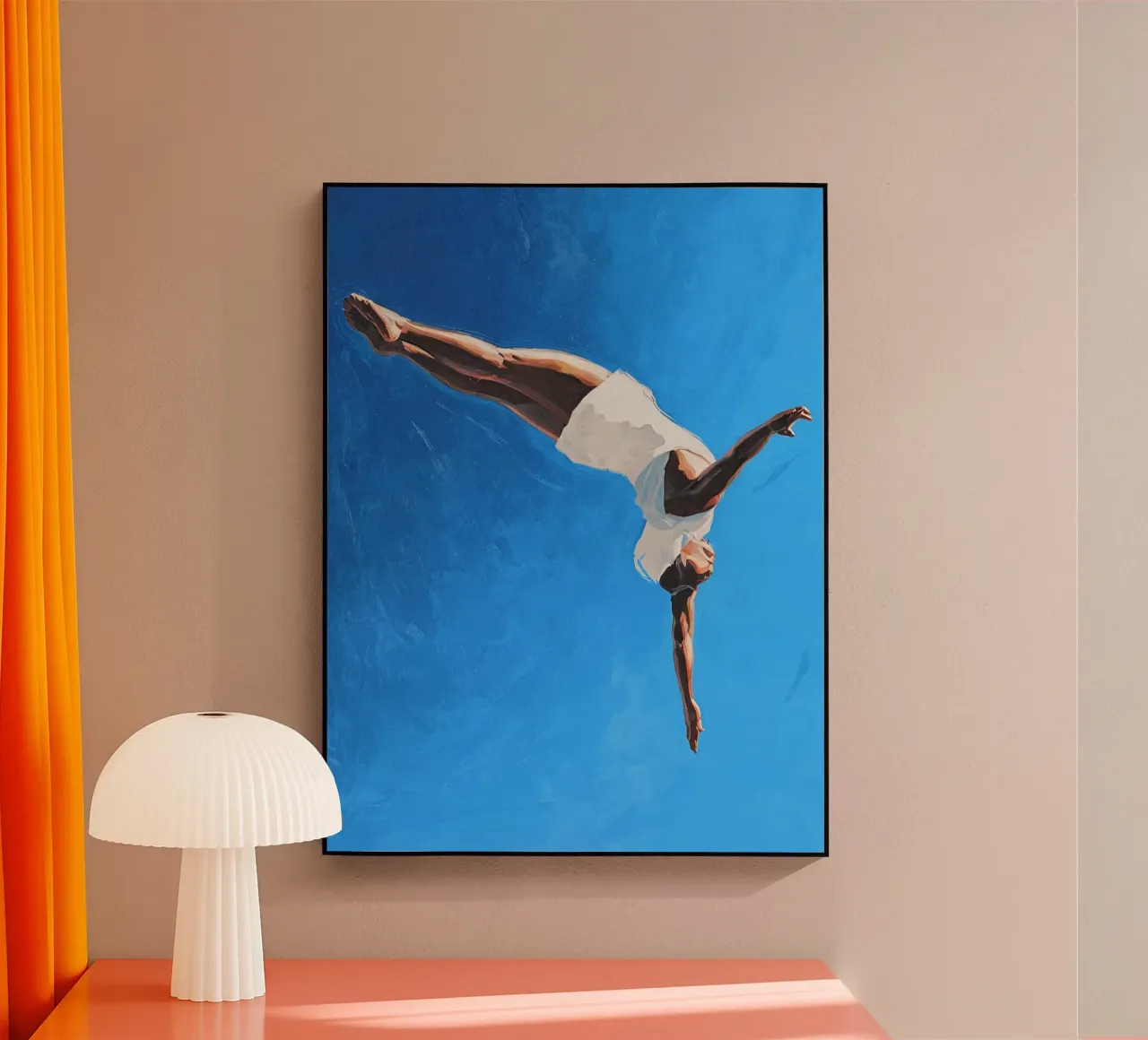 Nel blu plexiglass da Kunst und Kontrast