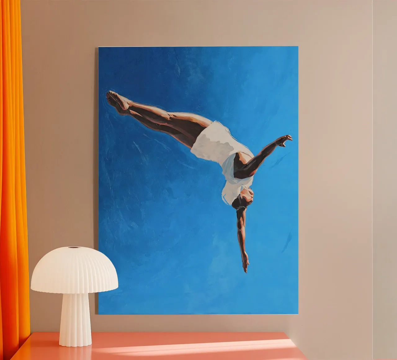 Nel blu plexiglass da Kunst und Kontrast