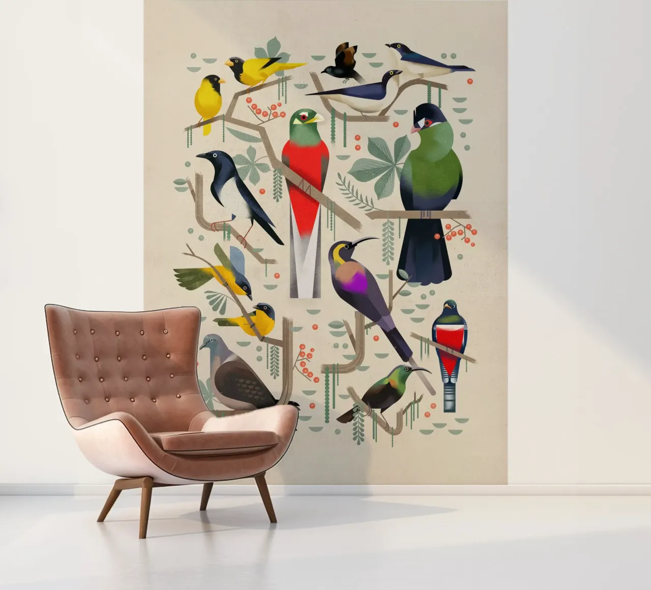 Birds photo wallpaper by Dieter Braun