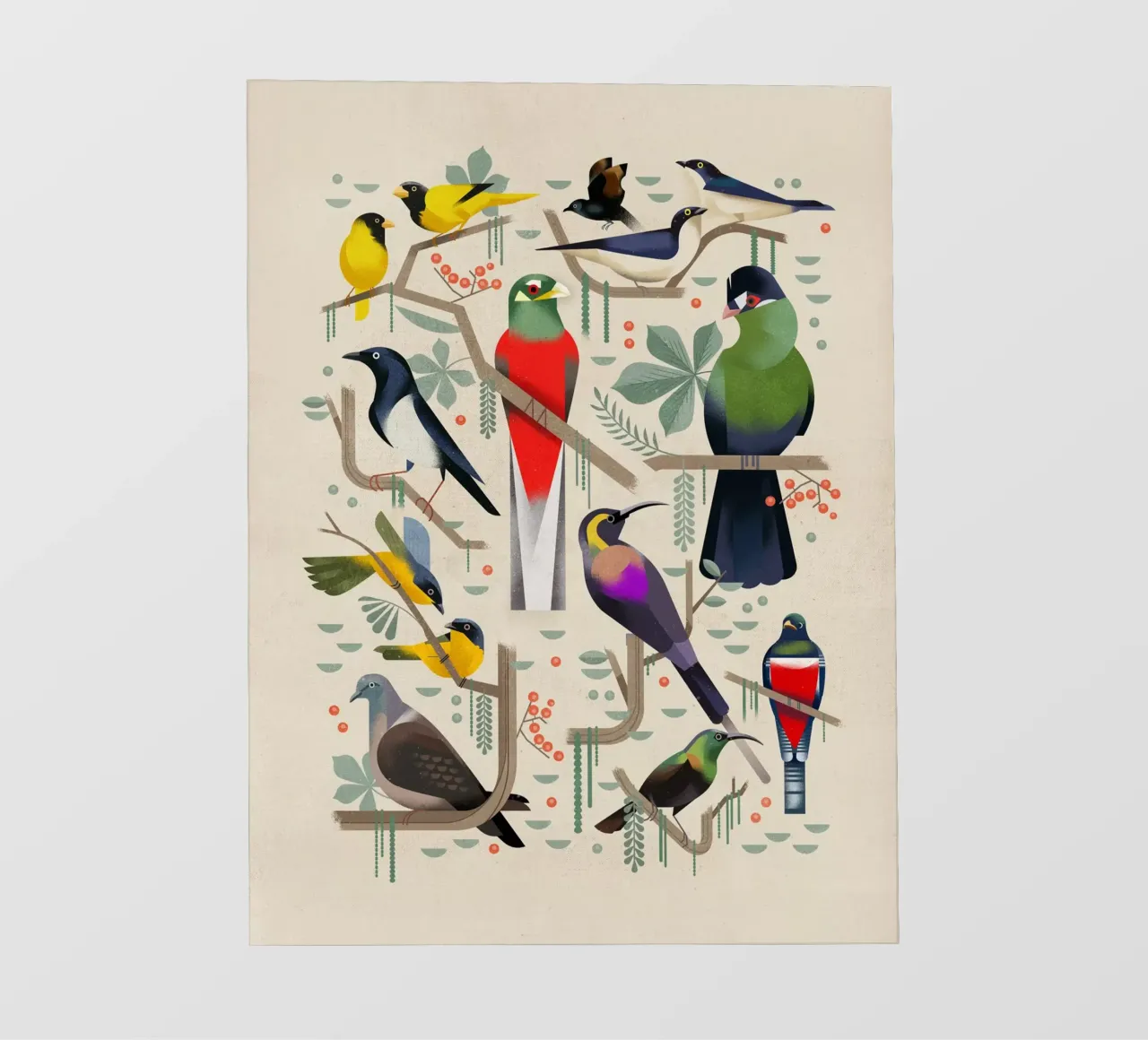 Birds photo wallpaper by Dieter Braun