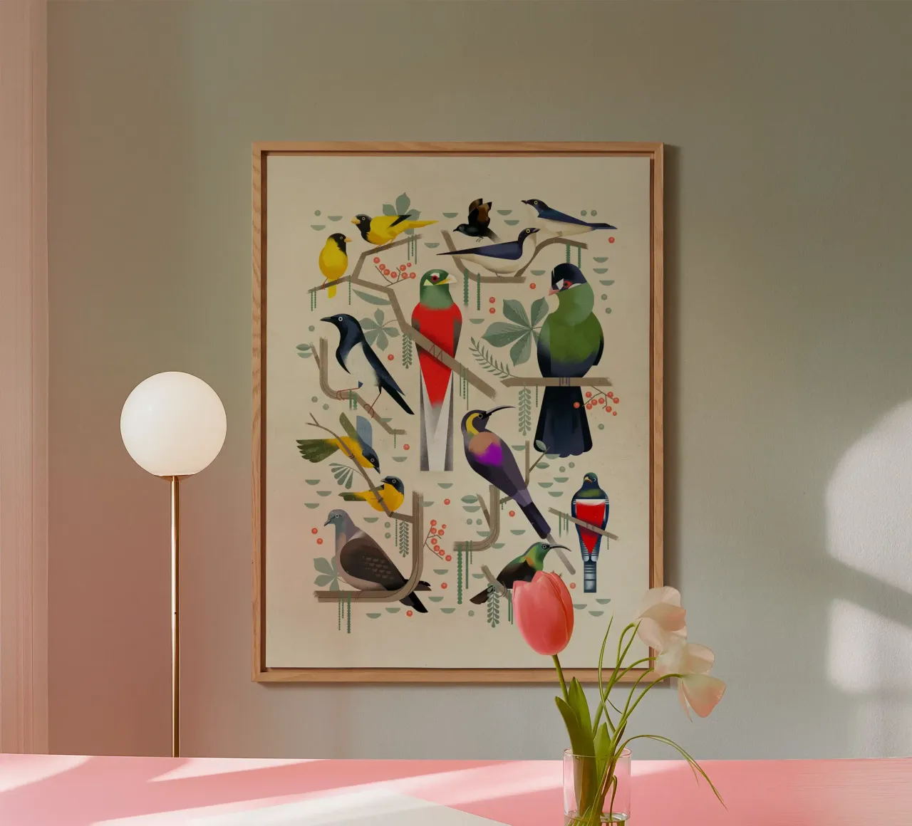 Uccelli alluminio dibond da Dieter Braun