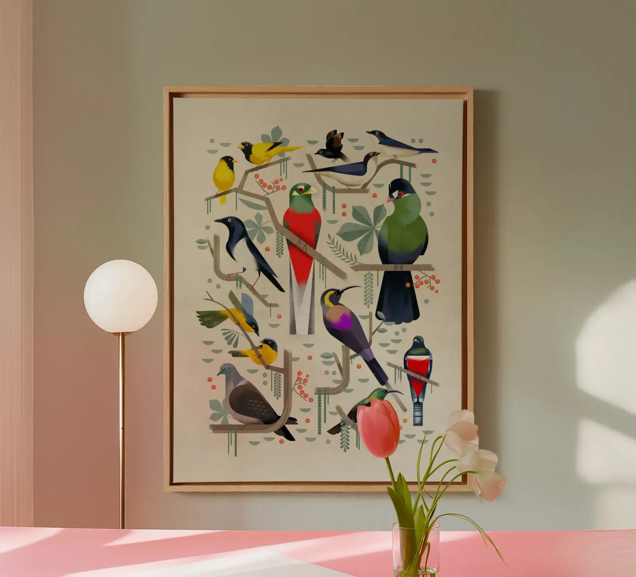 Uccelli tela da Dieter Braun