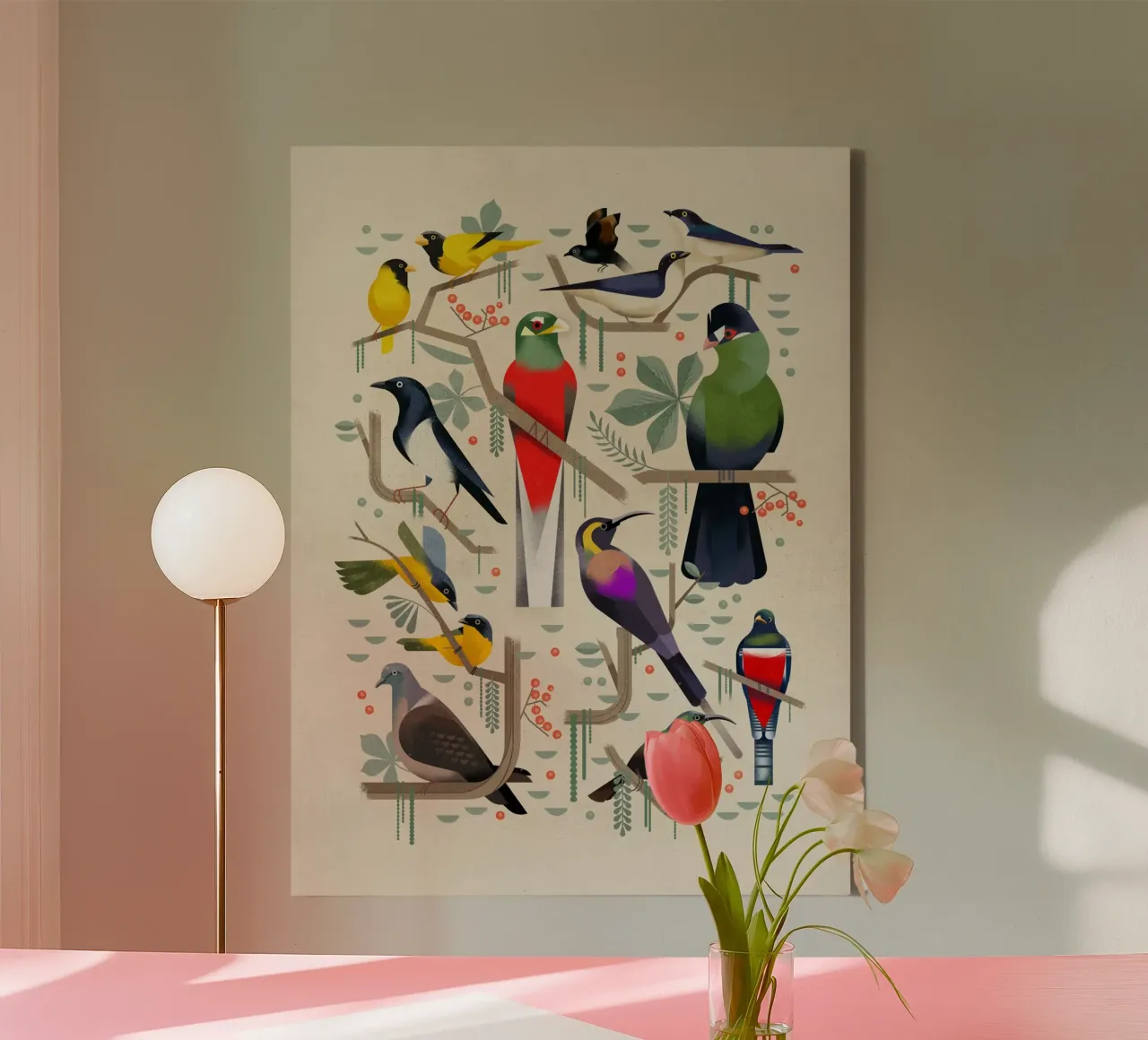 Uccelli tela da Dieter Braun