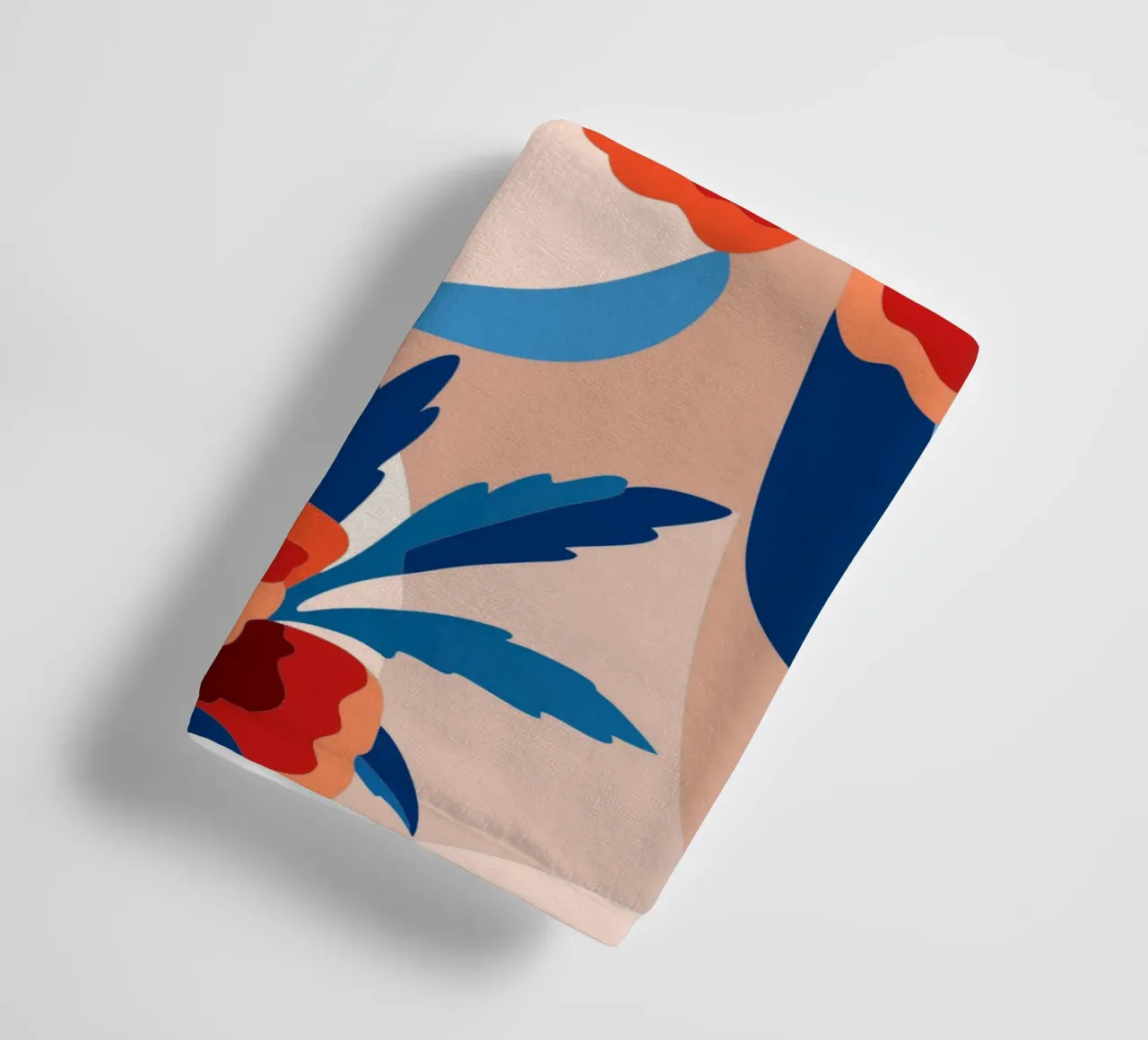 Donna con fiori asciugamano da bagno da HAPPY SHOP