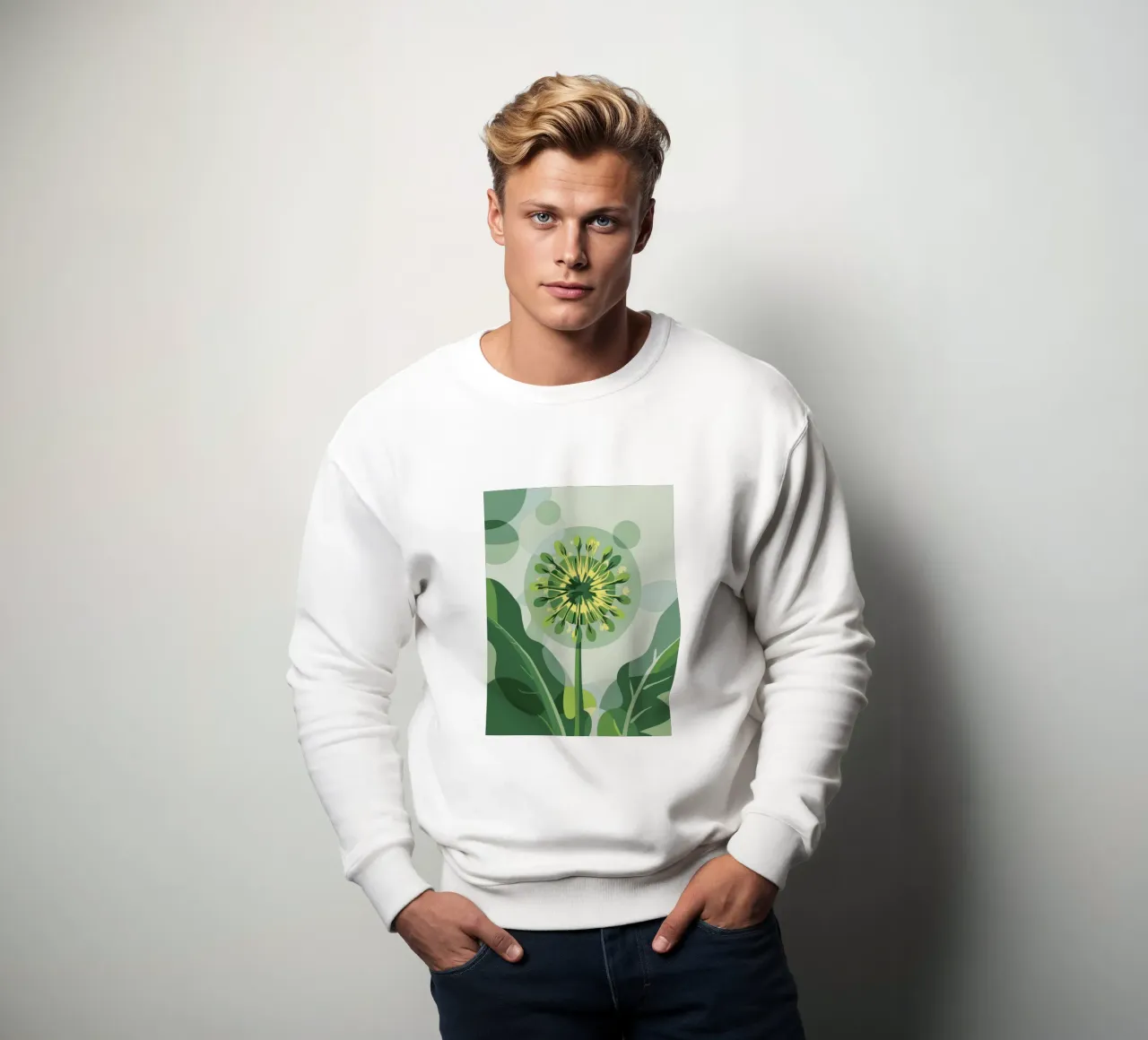 Fiore di taraxacum felpa da HAPPY SHOP