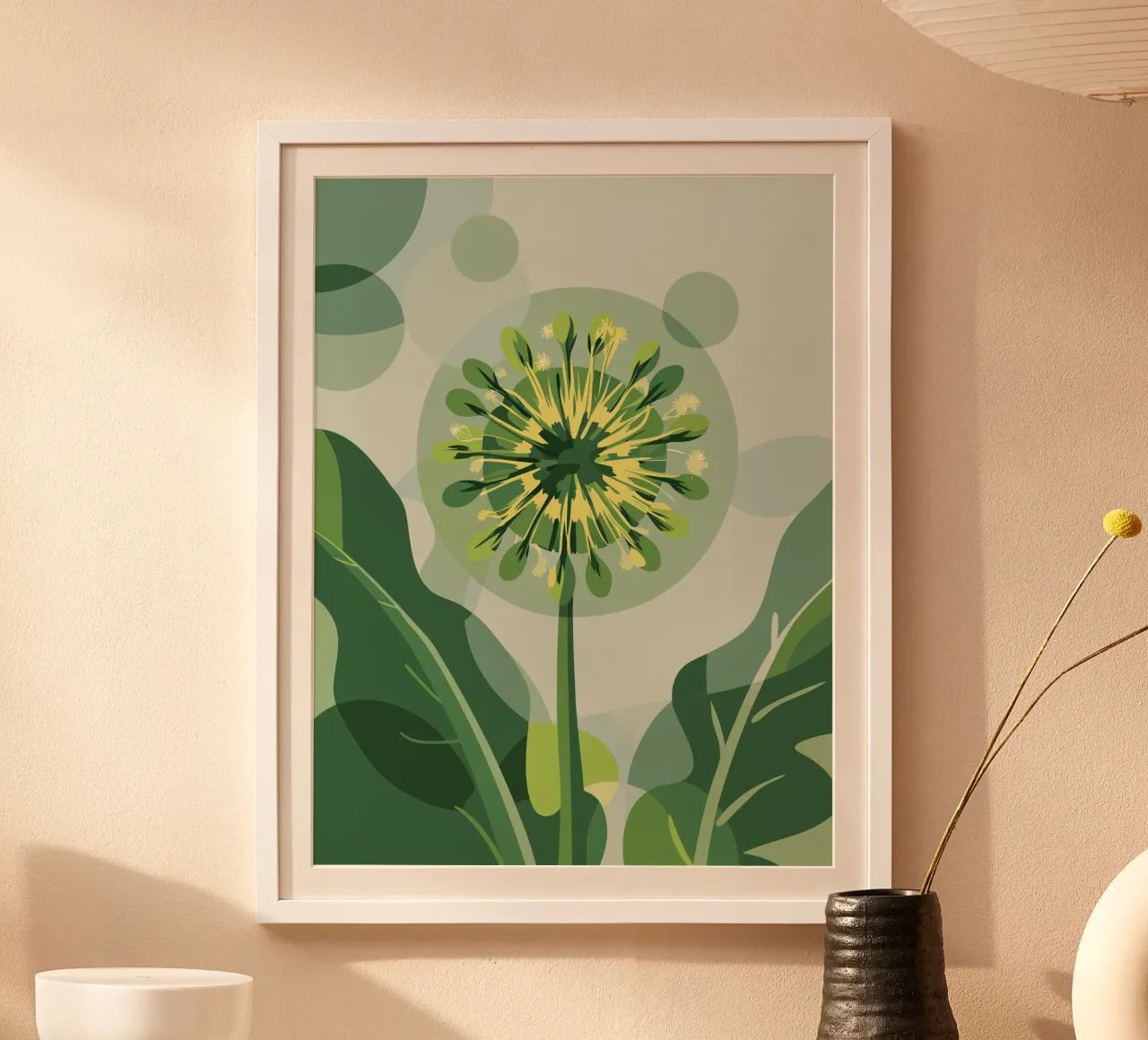Fiore di taraxacum poster da HAPPY SHOP