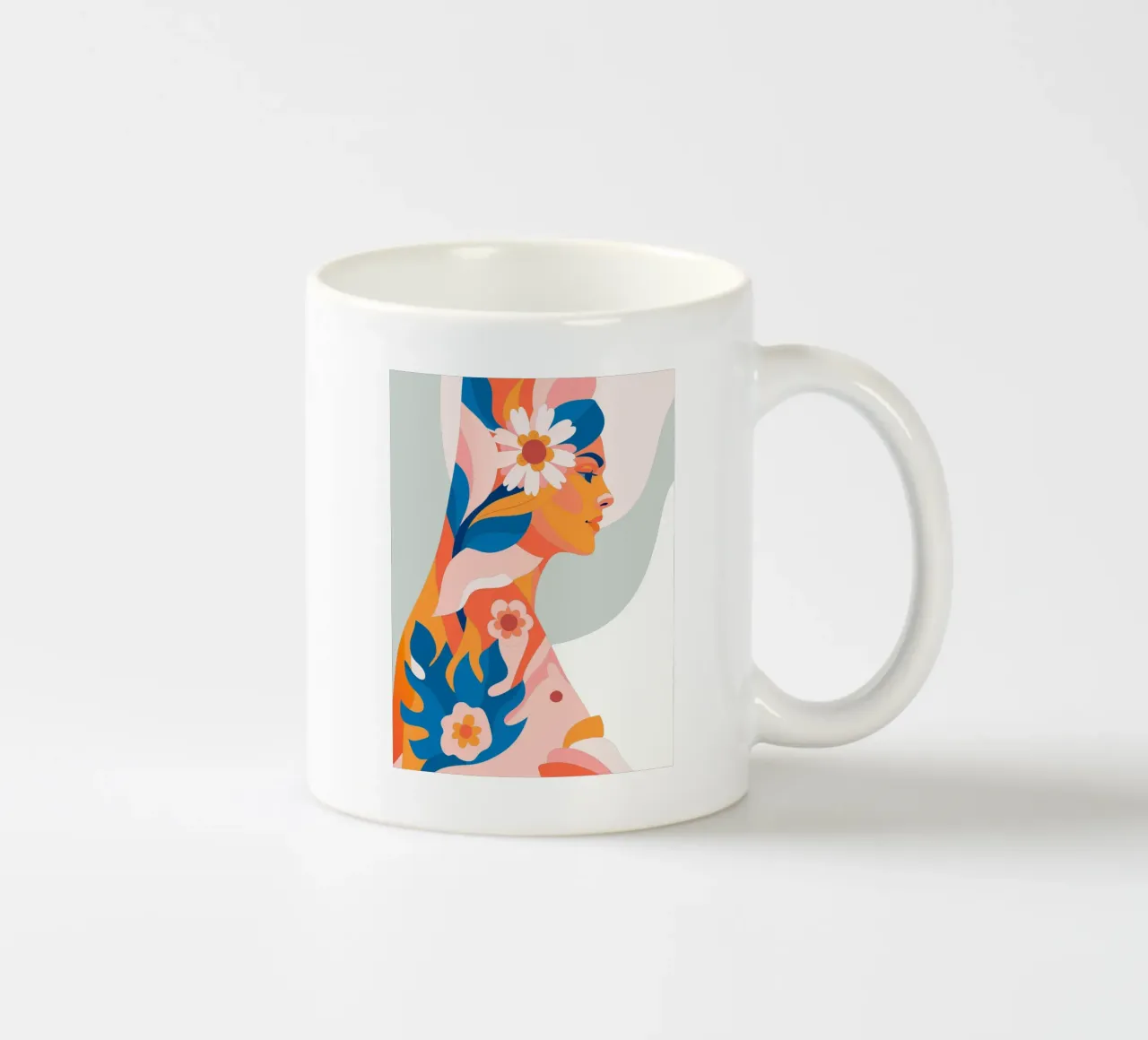 Viola Odorata Fiore tazza in ceramica da HAPPY SHOP