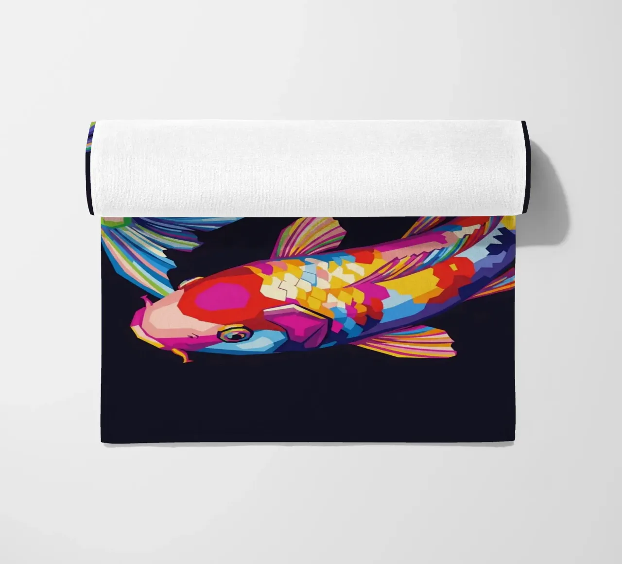 Pesci koi colorati telo mare da Wild Life studio