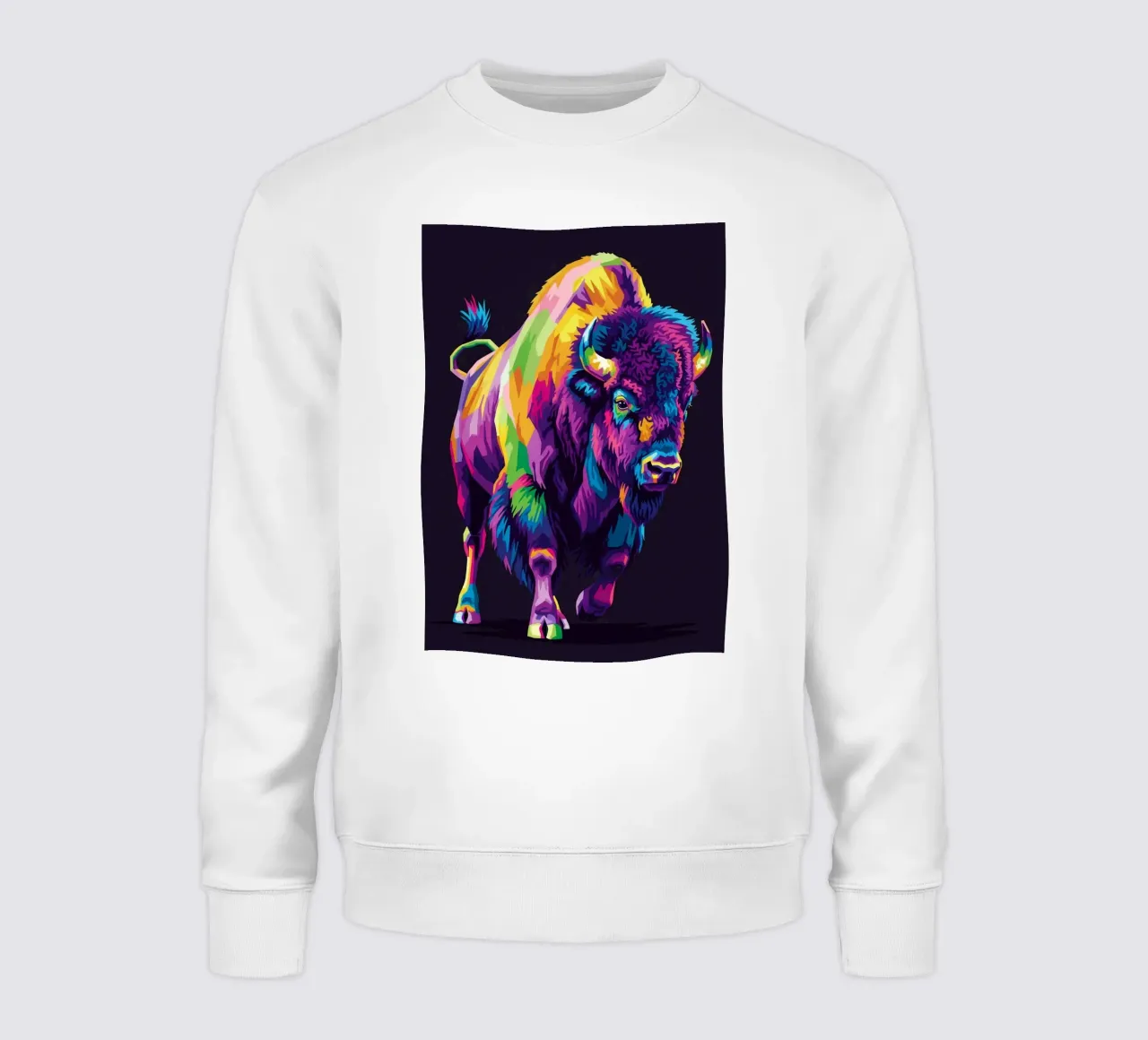 Colorato di bisonte (1) felpa da Wild Life studio
