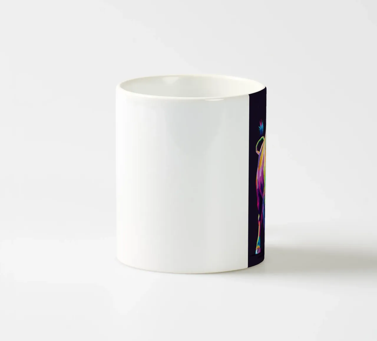 Colorato di bisonte (1) tazza in ceramica da Wild Life studio