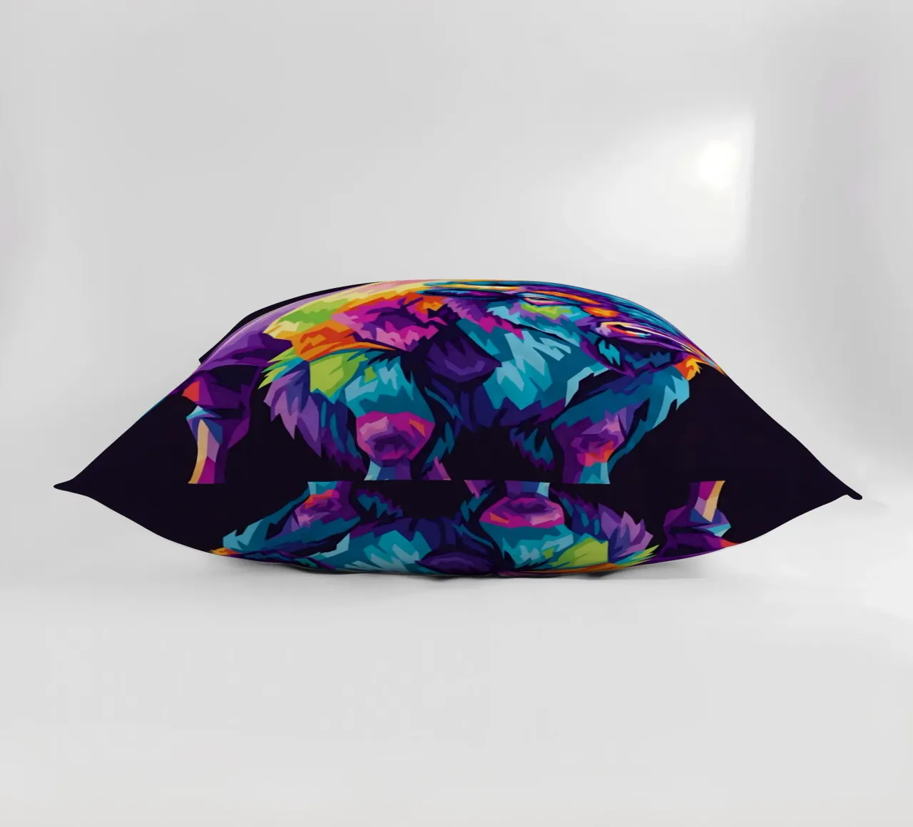 Colorful of bison (2) cuscino da Wild Life studio