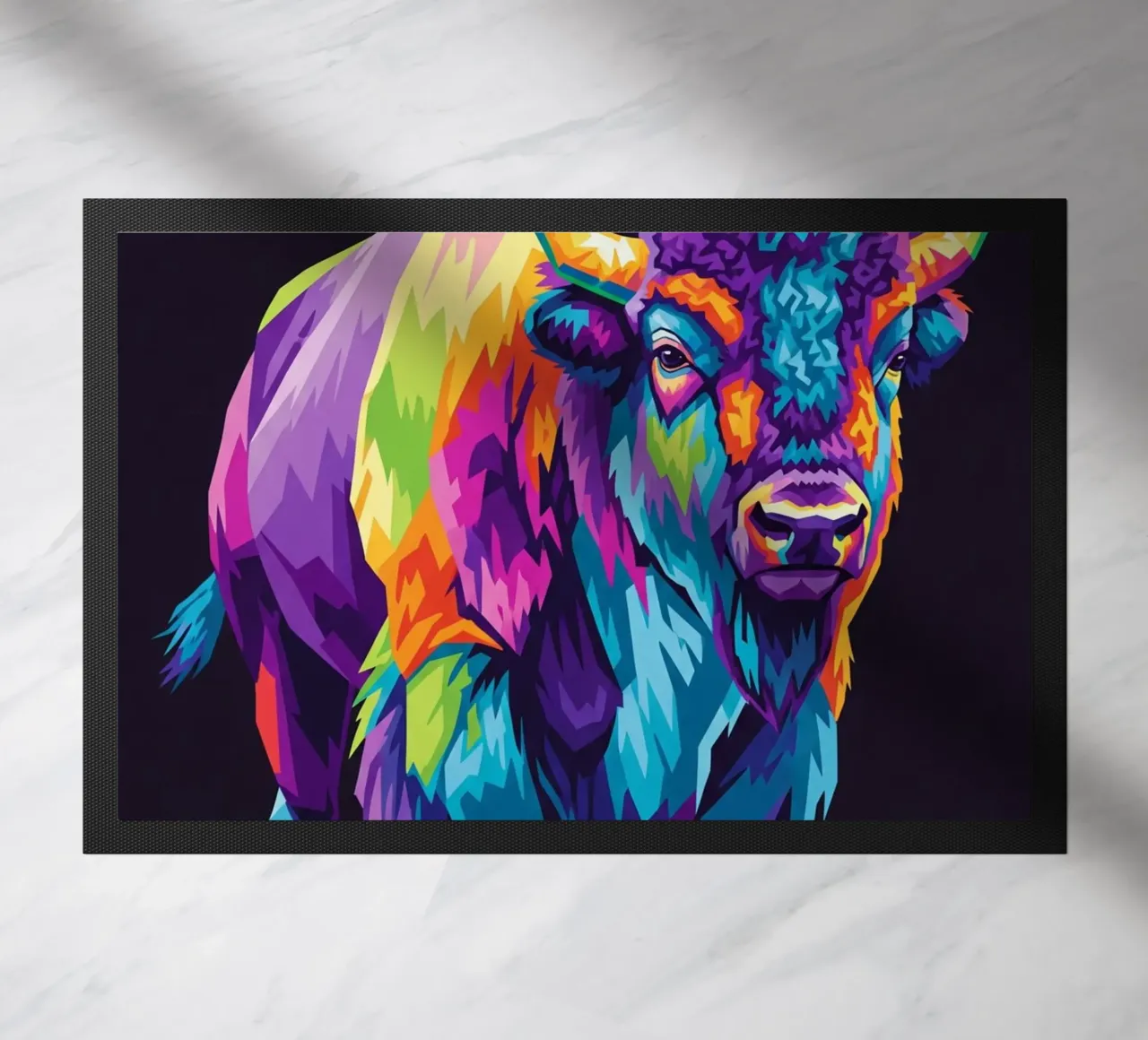 Colorful of bison (2) zerbino da Wild Life studio