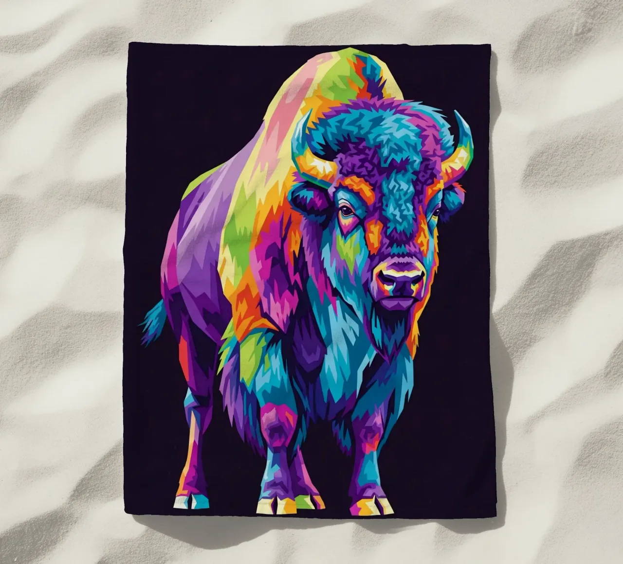 Colorful of bison (2) telo mare da Wild Life studio