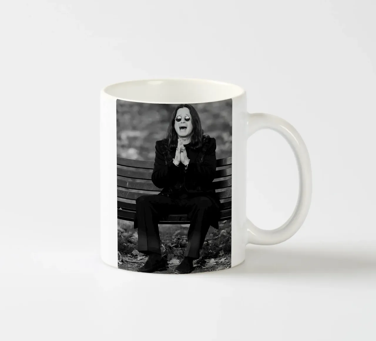 Ozzy Osbourne tazza in ceramica da Musadad Shop