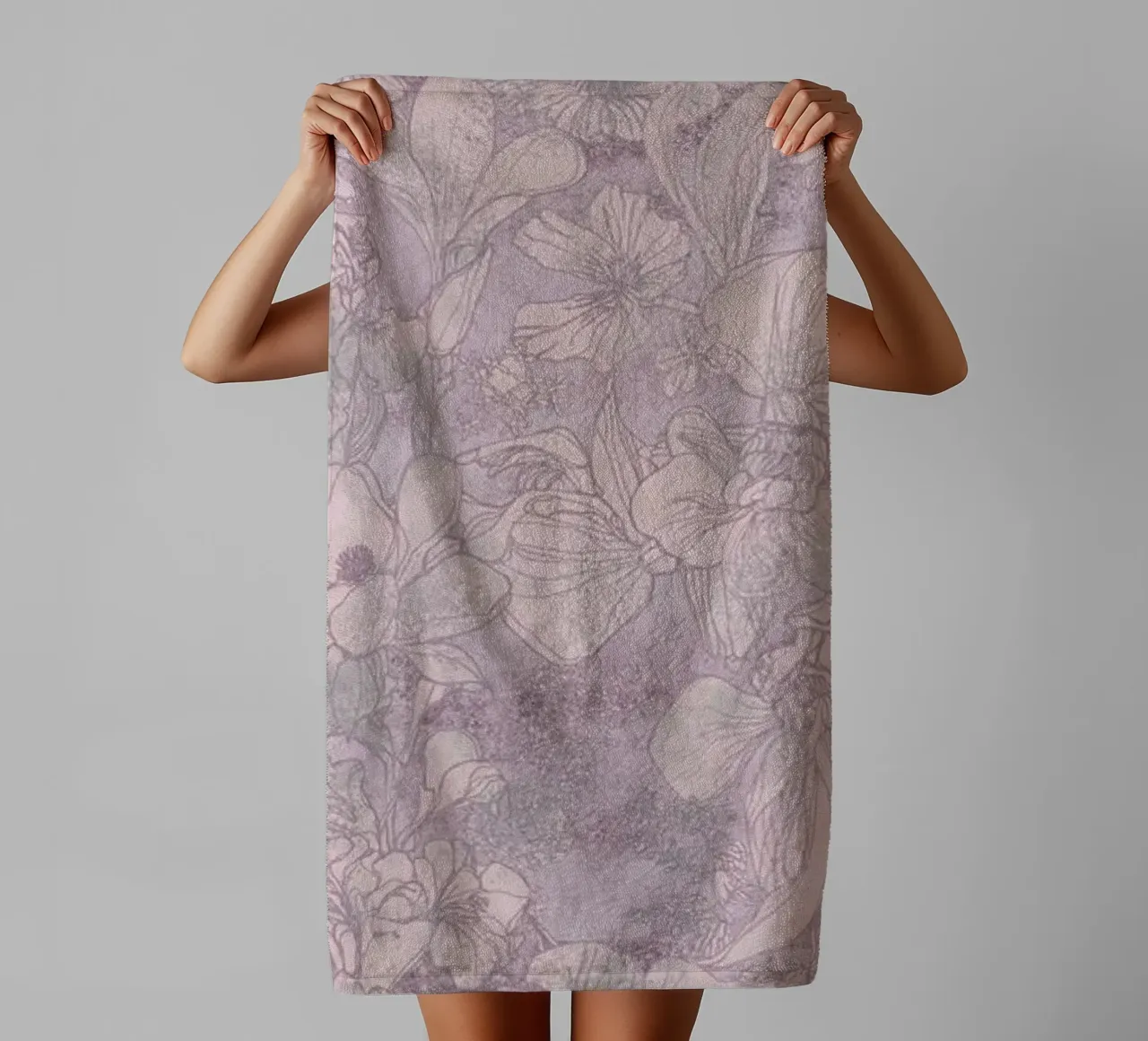 orchid ink towel by Giulio Iurissevich