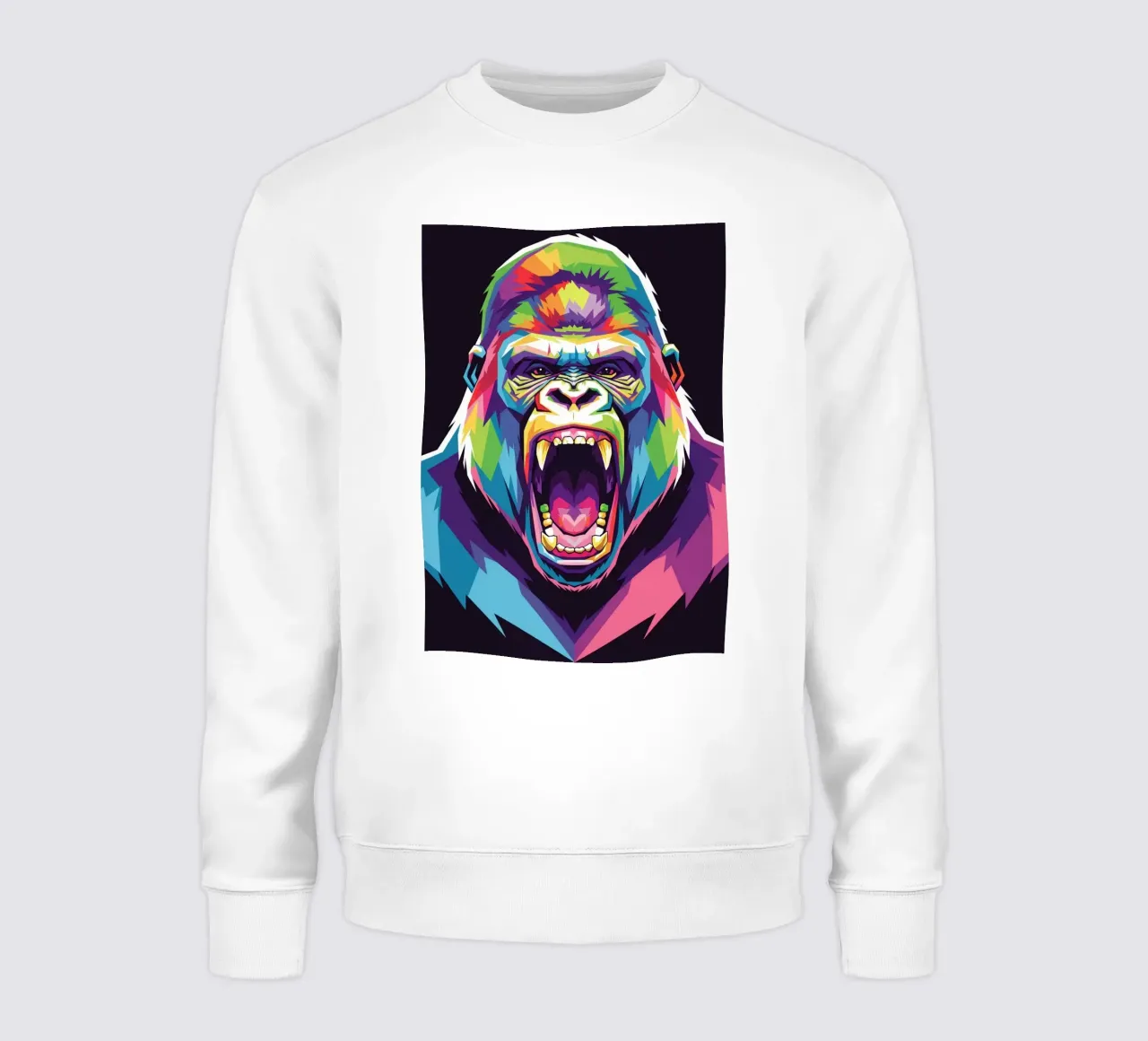 Colorato di gorilla (1) felpa da Wild Life studio