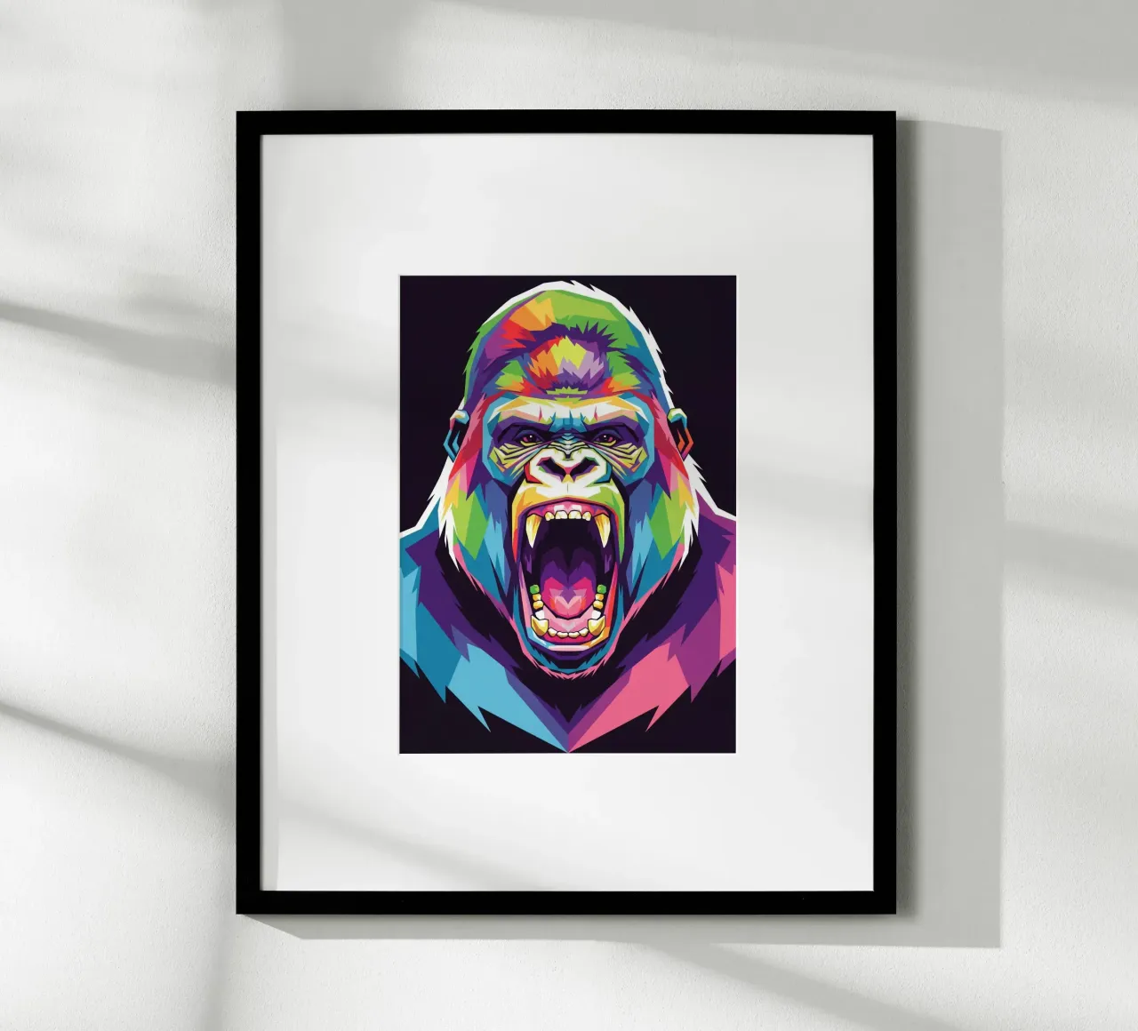 Colorato di gorilla (1) poster da Wild Life studio