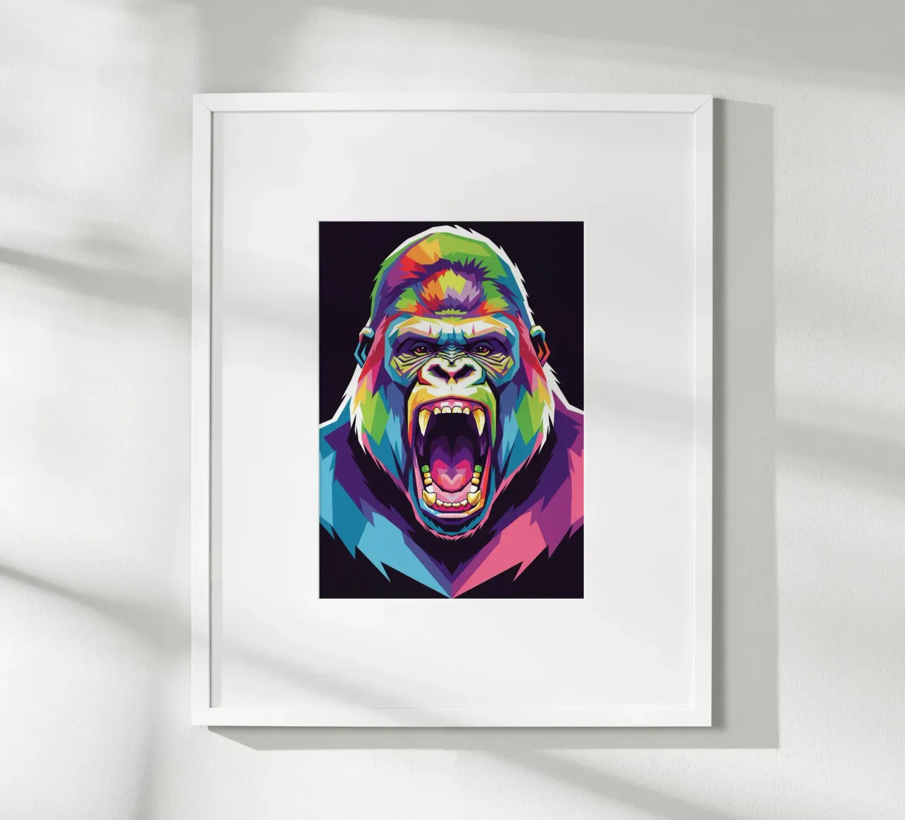 Colorato di gorilla (1) poster da Wild Life studio