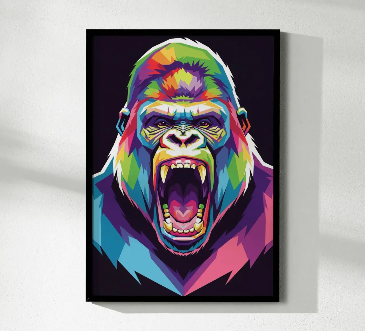 Colorato di gorilla (1) poster da Wild Life studio