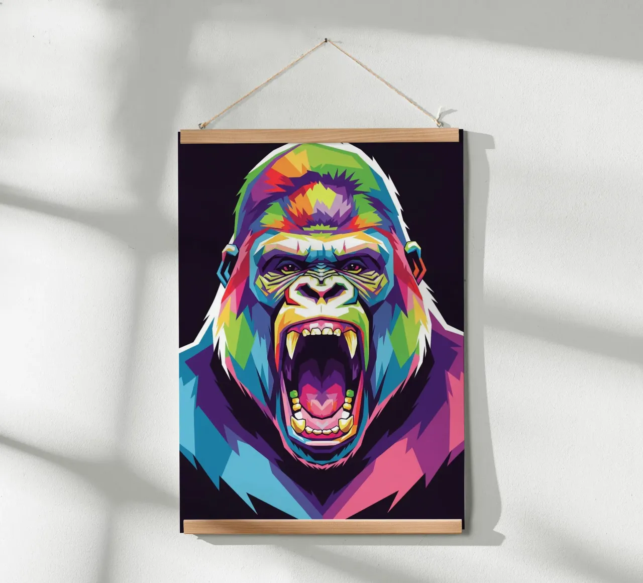 Colorato di gorilla (1) poster da Wild Life studio