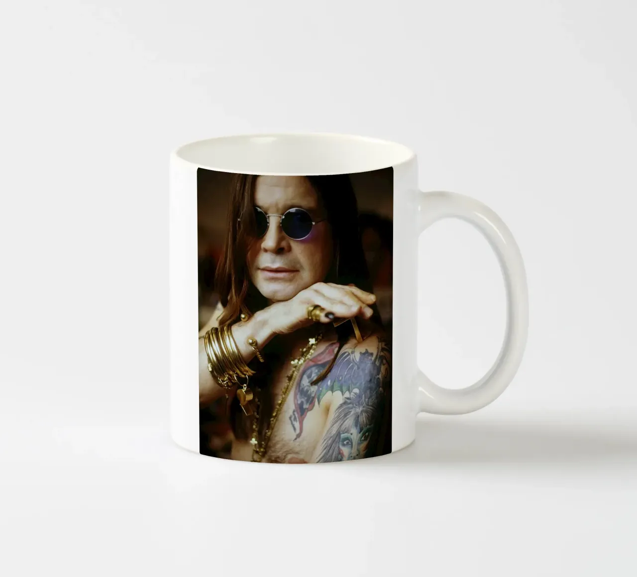 Ozzy Osbourne tazza in ceramica da Musadad Shop