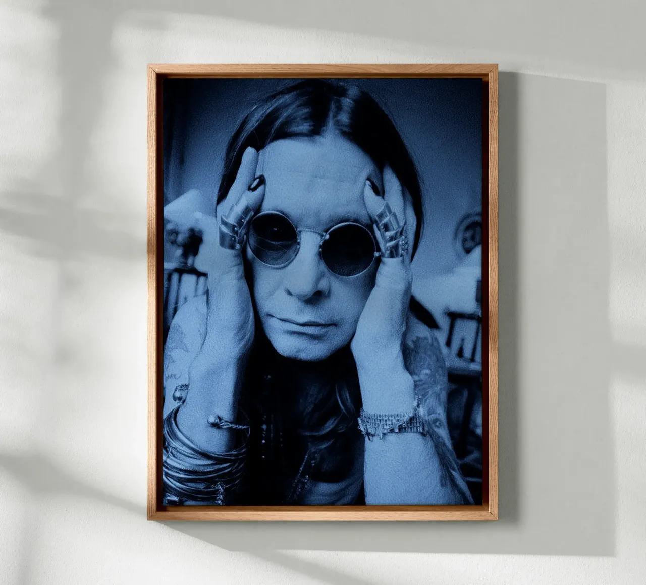 Ozzy Osbourne canvas met Baklijst van Musadad Shop