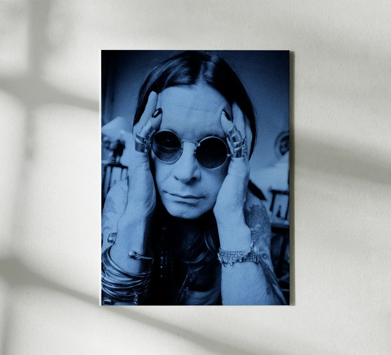 Ozzy Osbourne canvas met Baklijst van Musadad Shop