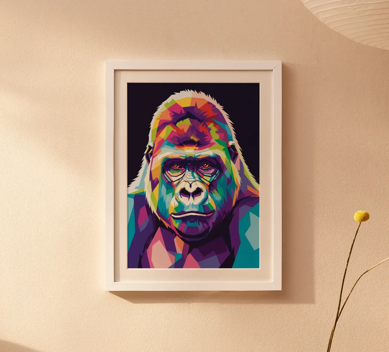 Colorato di gorilla (2) poster da Wild Life studio