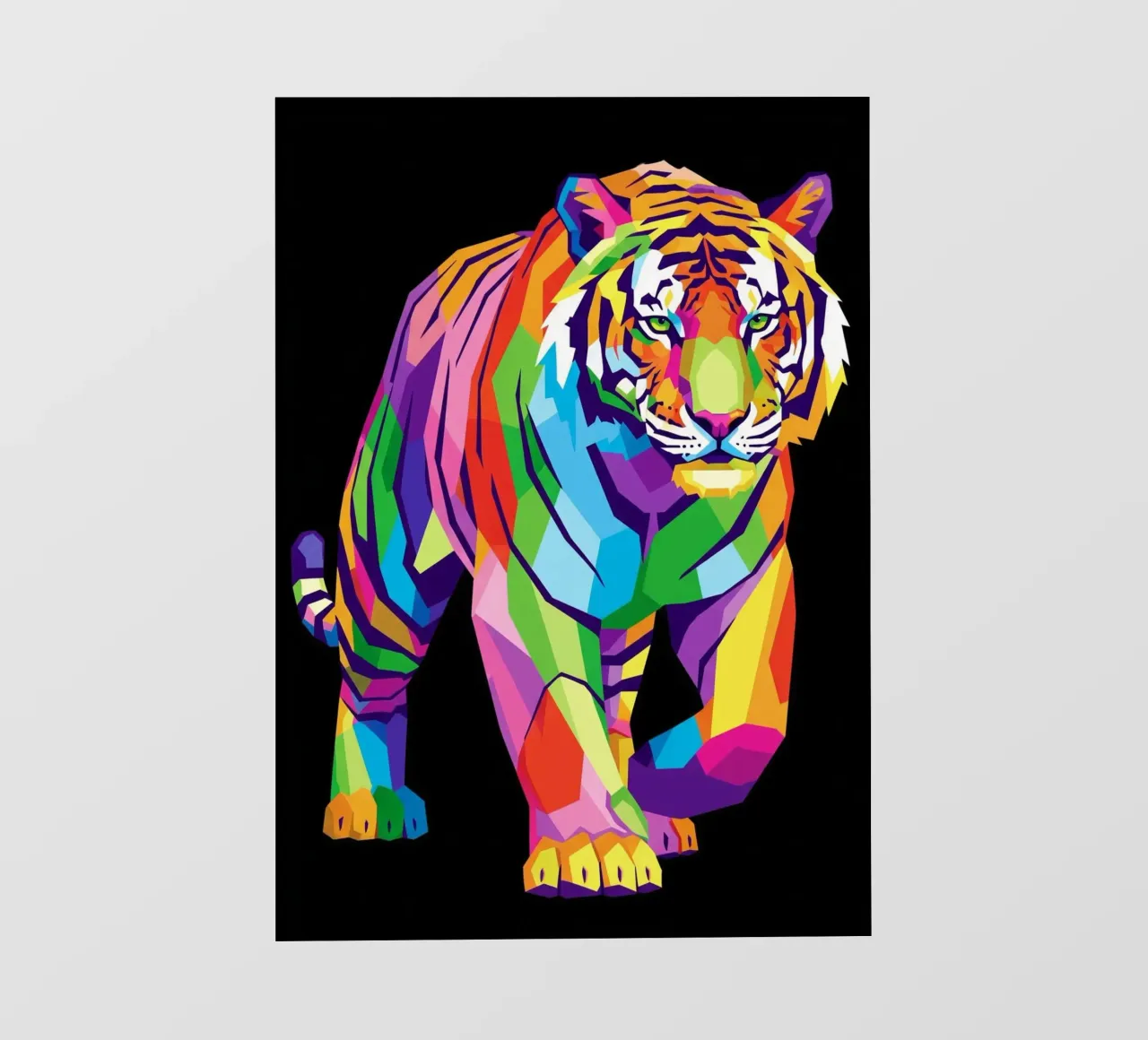 Colorato di tigre (1) telo in pvc da Wild Life studio