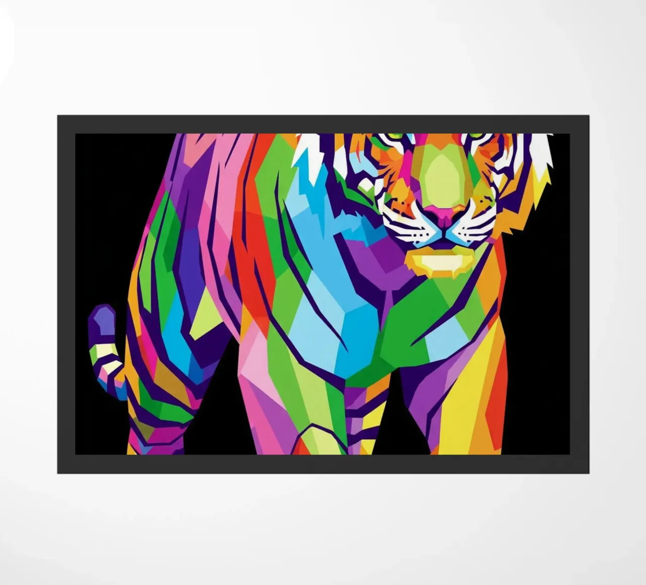 Colorato di tigre (1) zerbino da Wild Life studio
