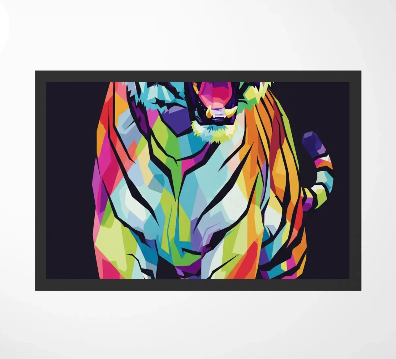 Colorato di tigre (2) zerbino da Wild Life studio
