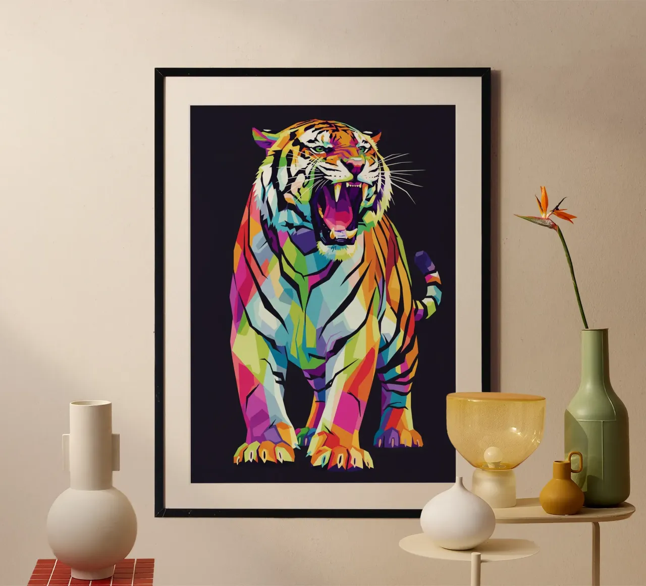 Colorato di tigre (2) poster da Wild Life studio