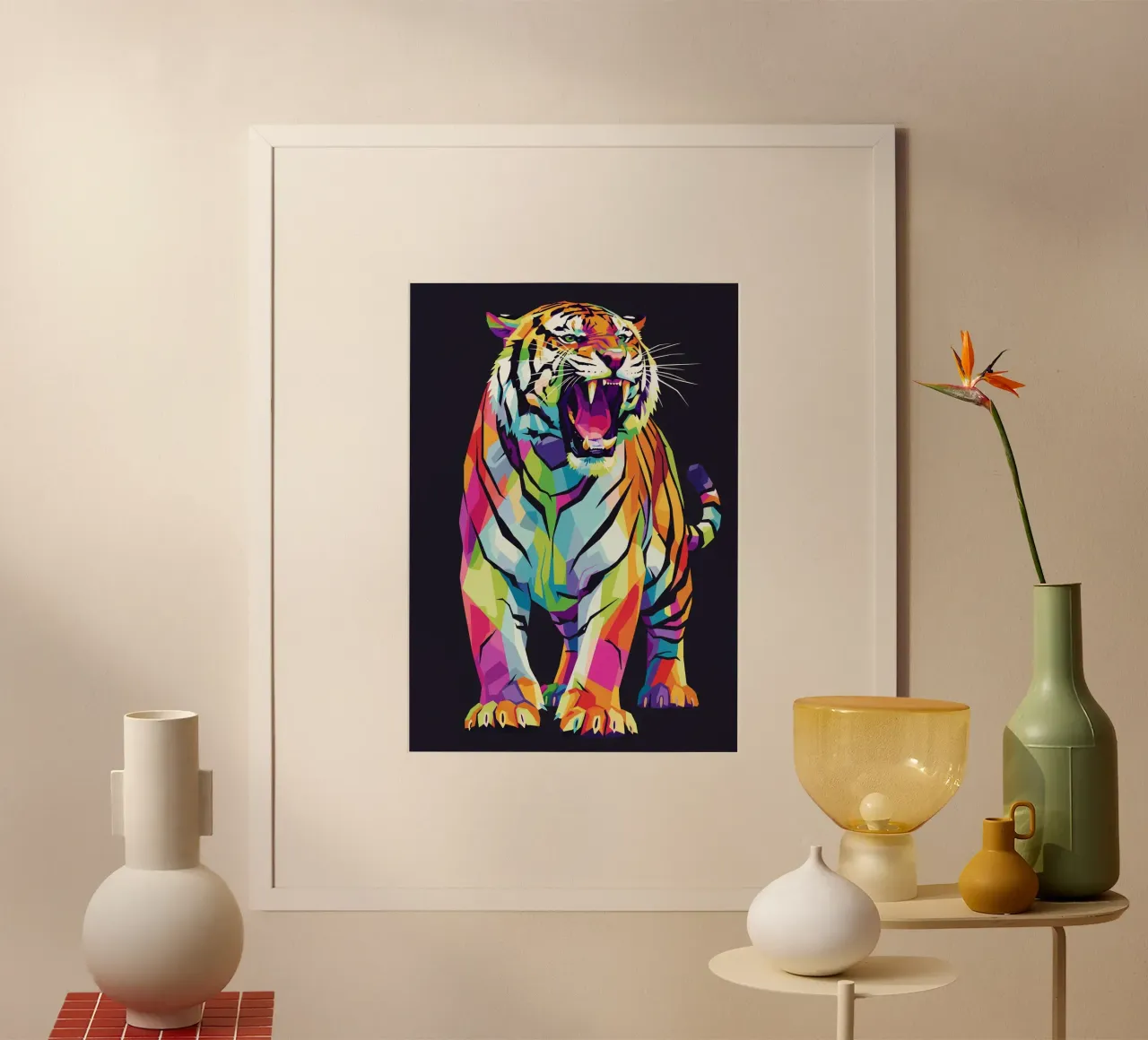 Colorato di tigre (2) poster da Wild Life studio