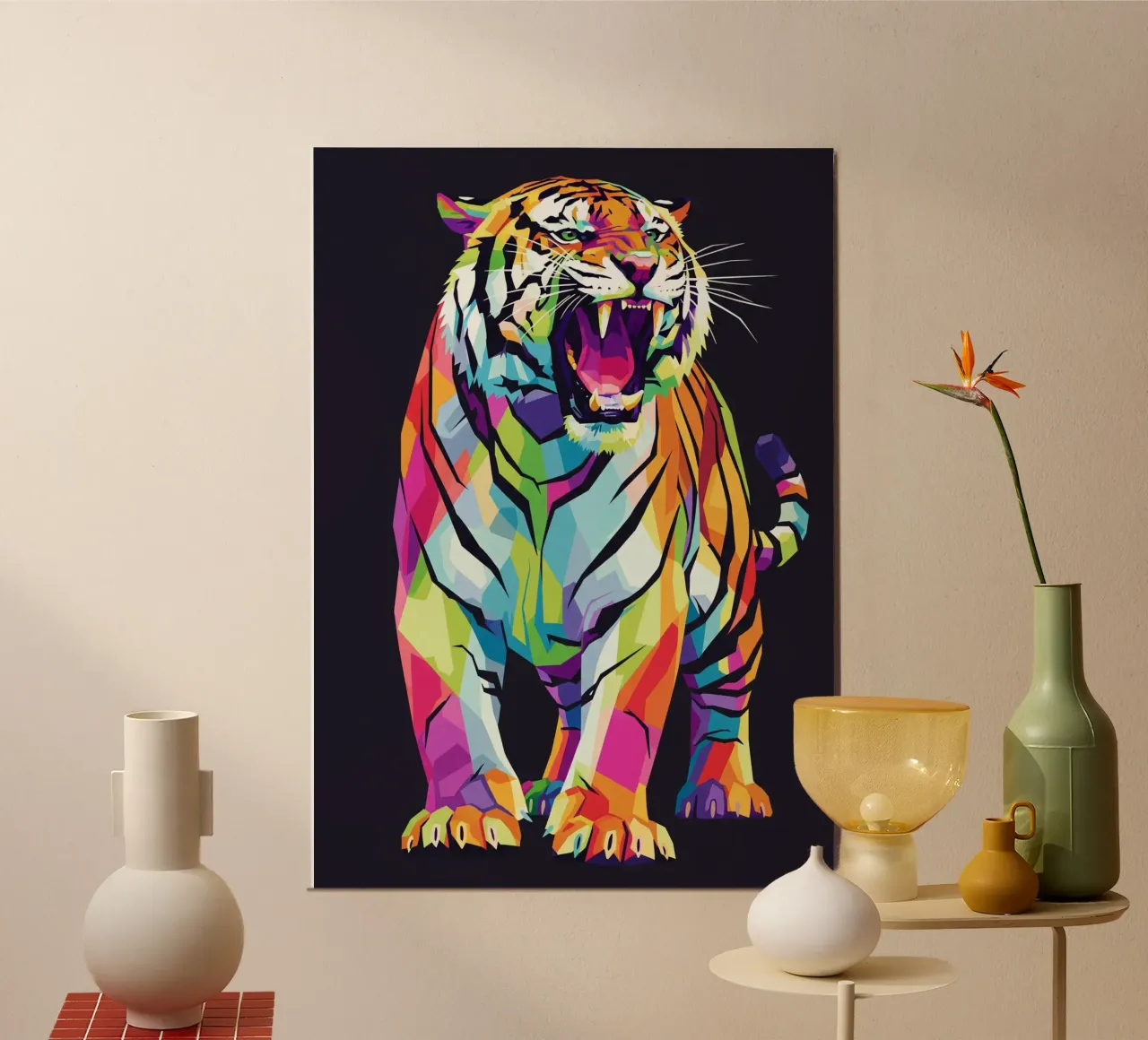 Colorato di tigre (2) poster da Wild Life studio
