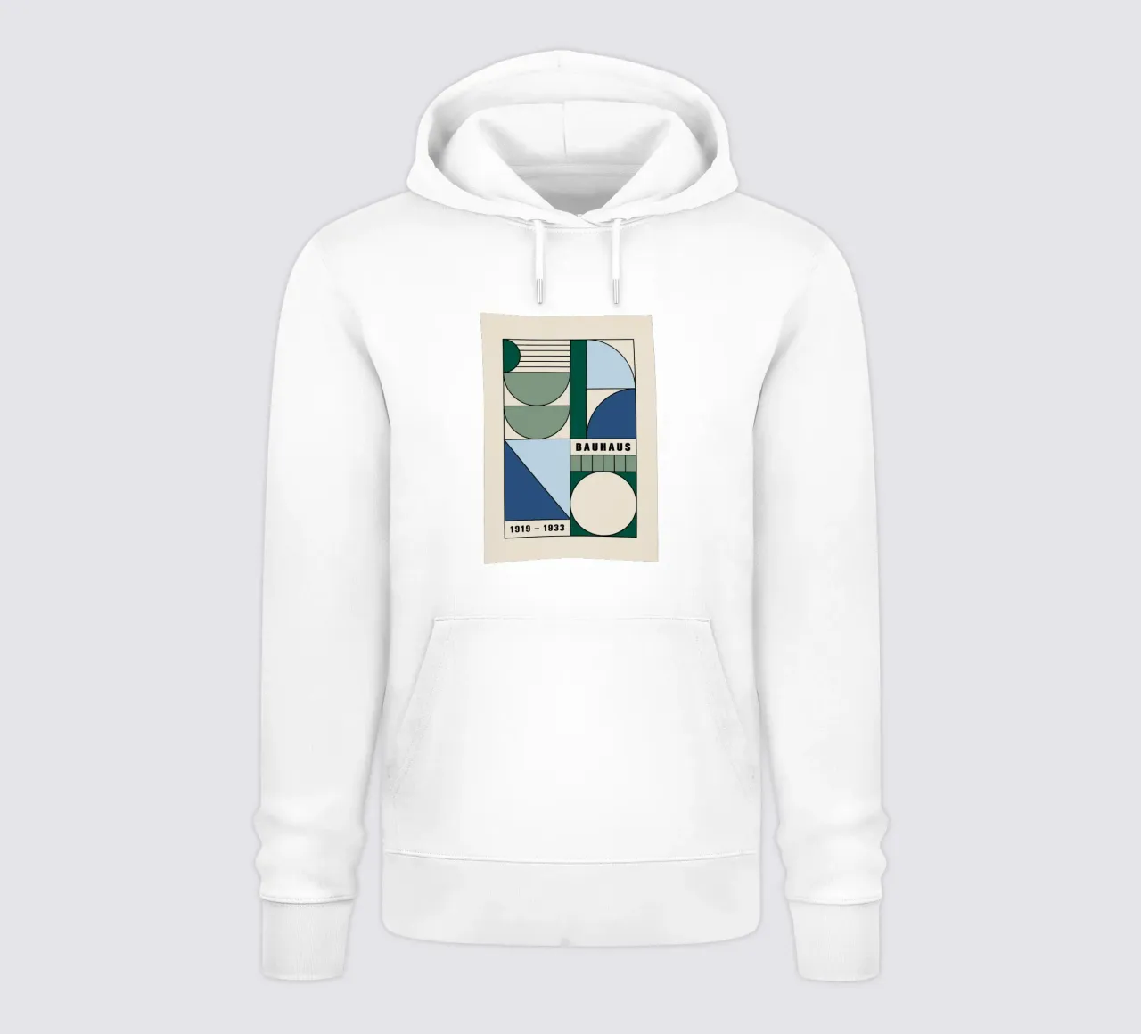 triangolo rettangolo forme geometriche felpa con cappuccio da Laura Harris