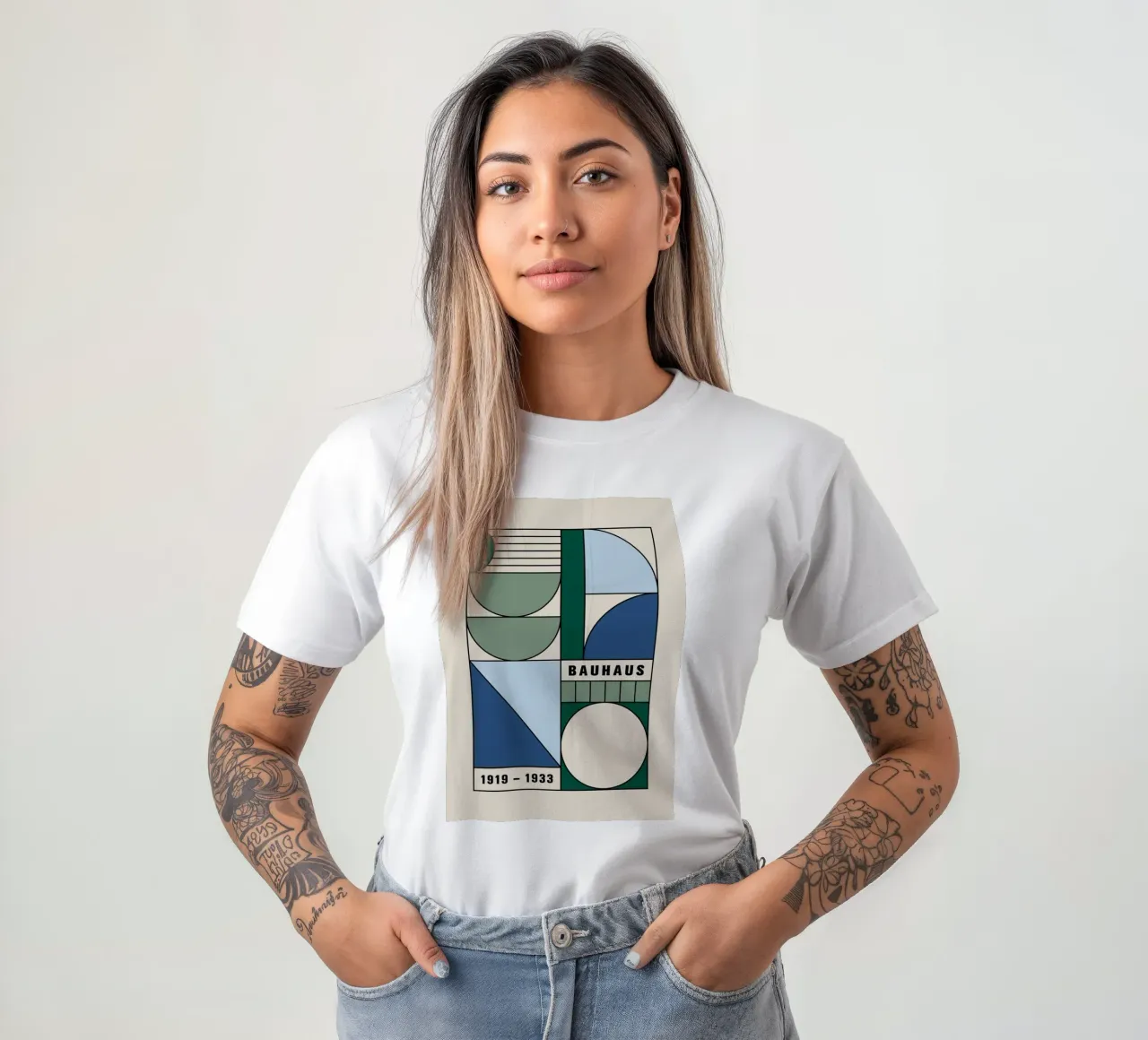 triangolo rettangolo forme geometriche t-shirt da Laura Harris