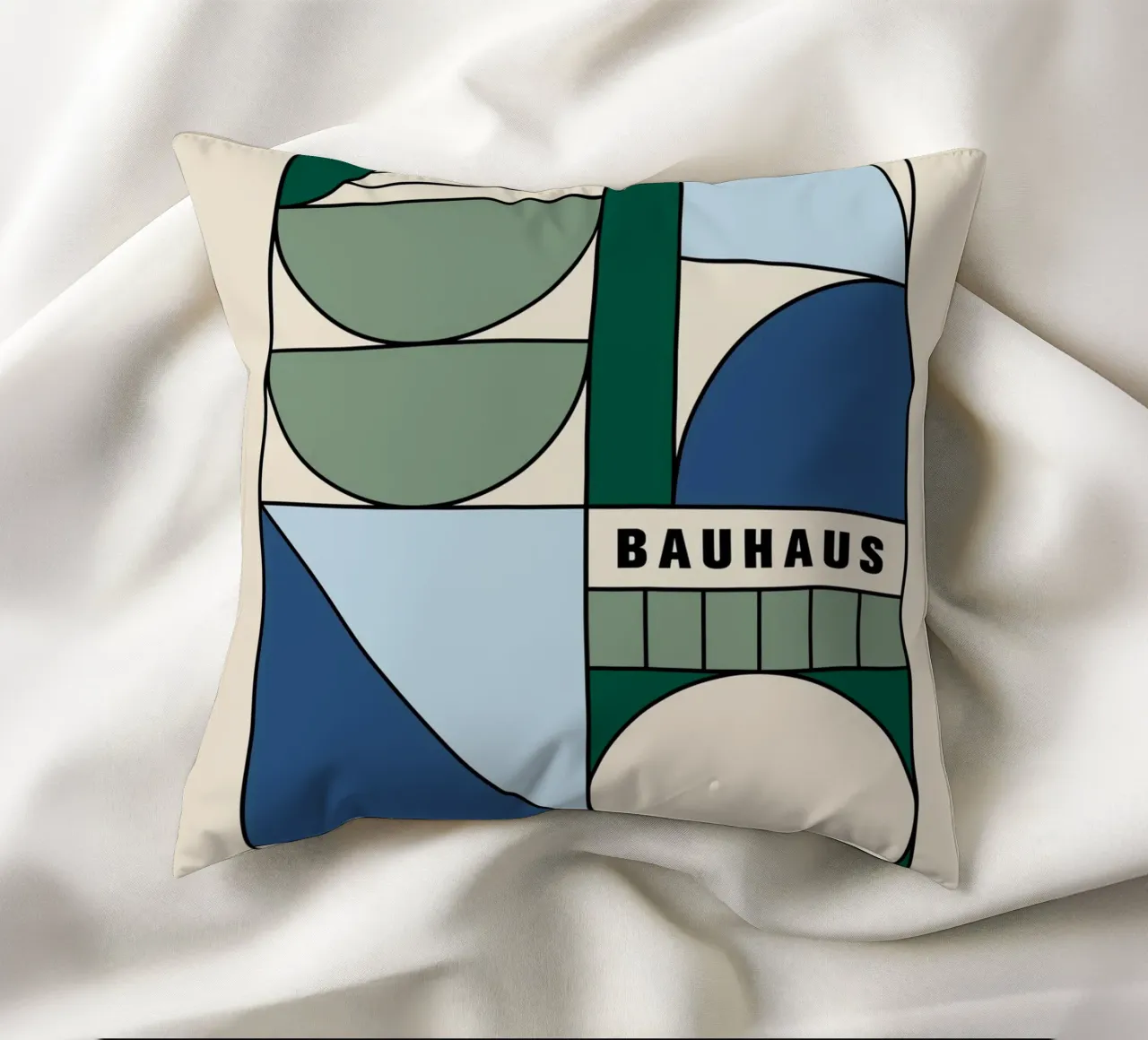 triangolo rettangolo forme geometriche cuscino da Laura Harris