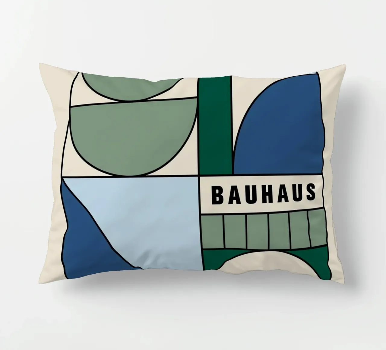 triangolo rettangolo forme geometriche cuscino da Laura Harris