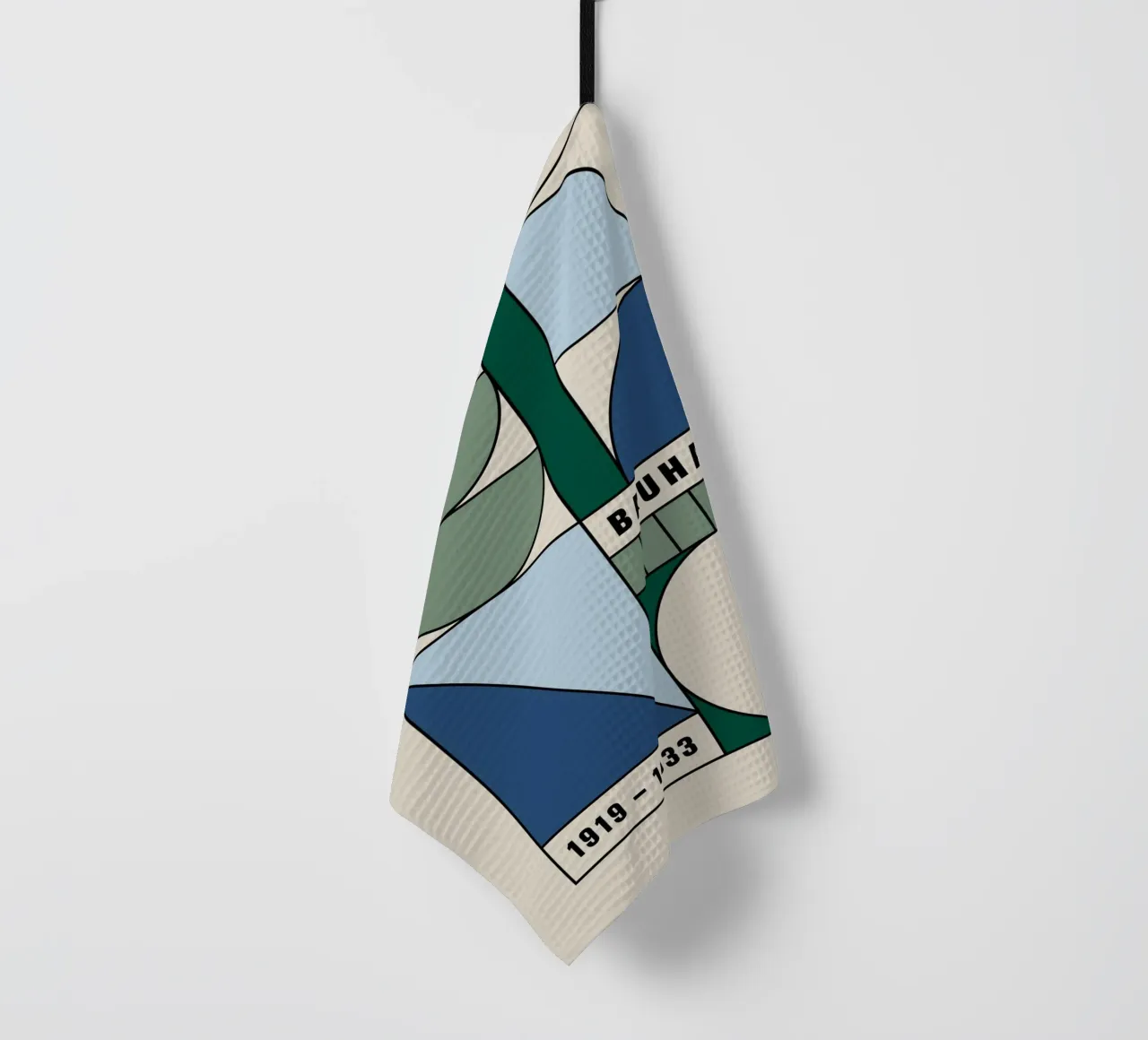 triangolo rettangolo forme geometriche canovaccio da cucina da Laura Harris