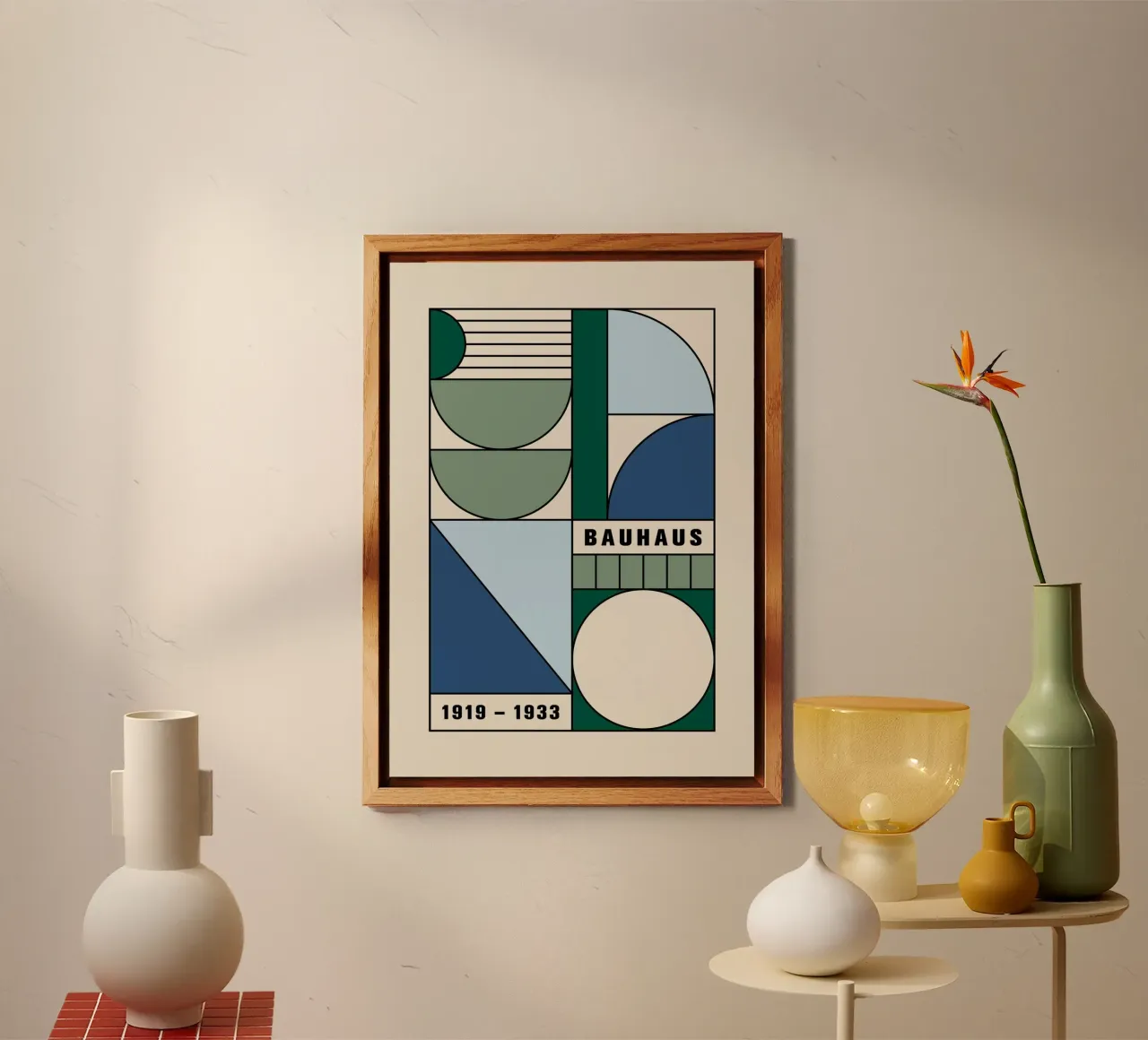 triangolo rettangolo forme geometriche alluminio dibond da Laura Harris