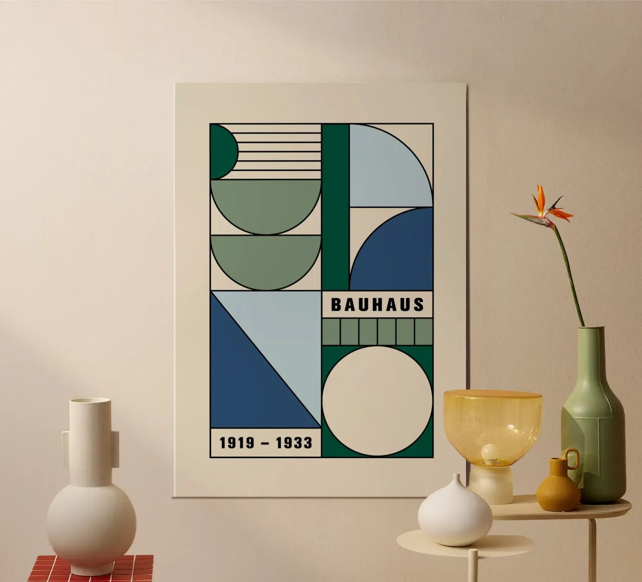 triangolo rettangolo forme geometriche alluminio dibond da Laura Harris
