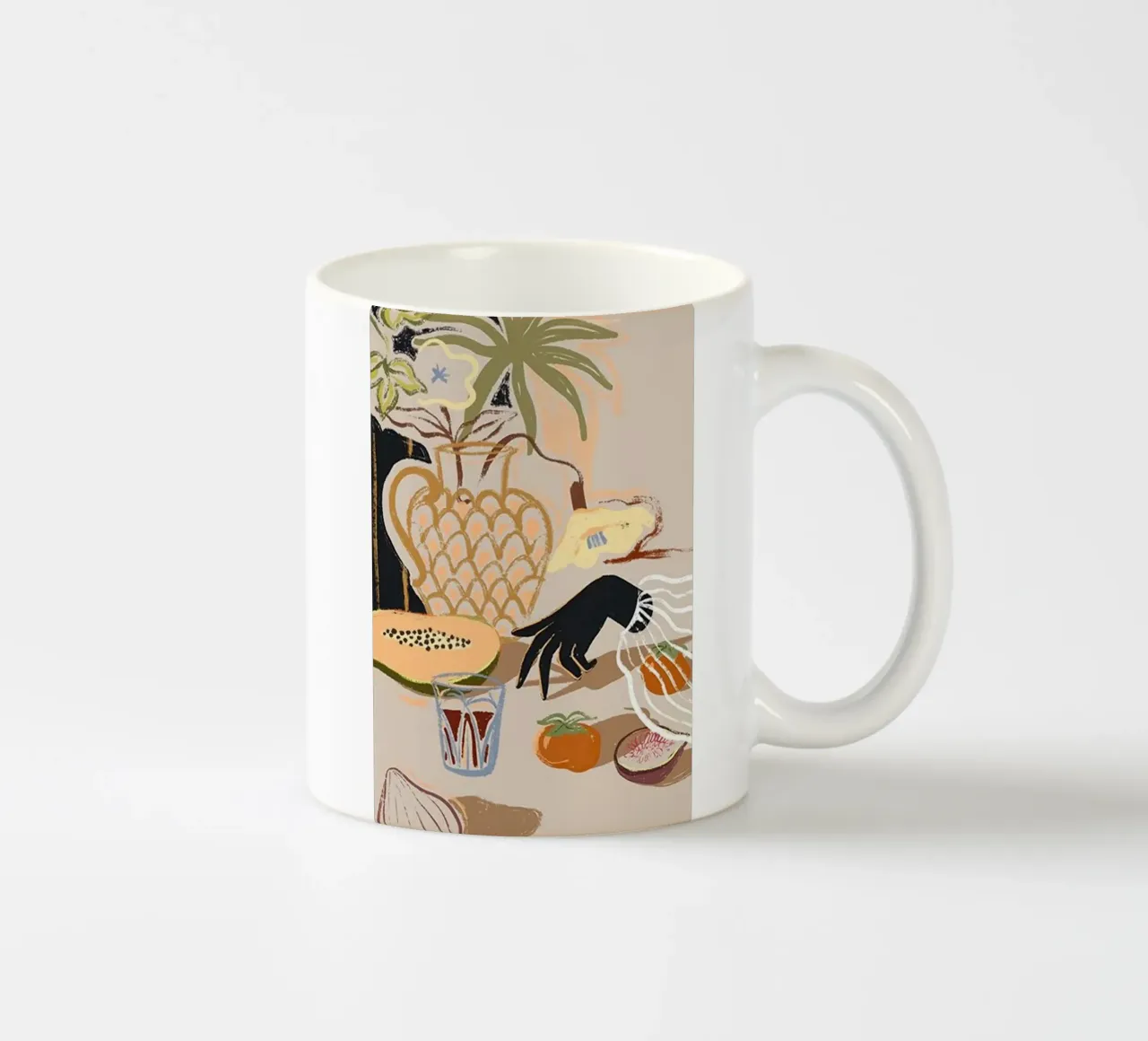 gustare piatti di frutta in tavola tazza in ceramica da gudikan shop