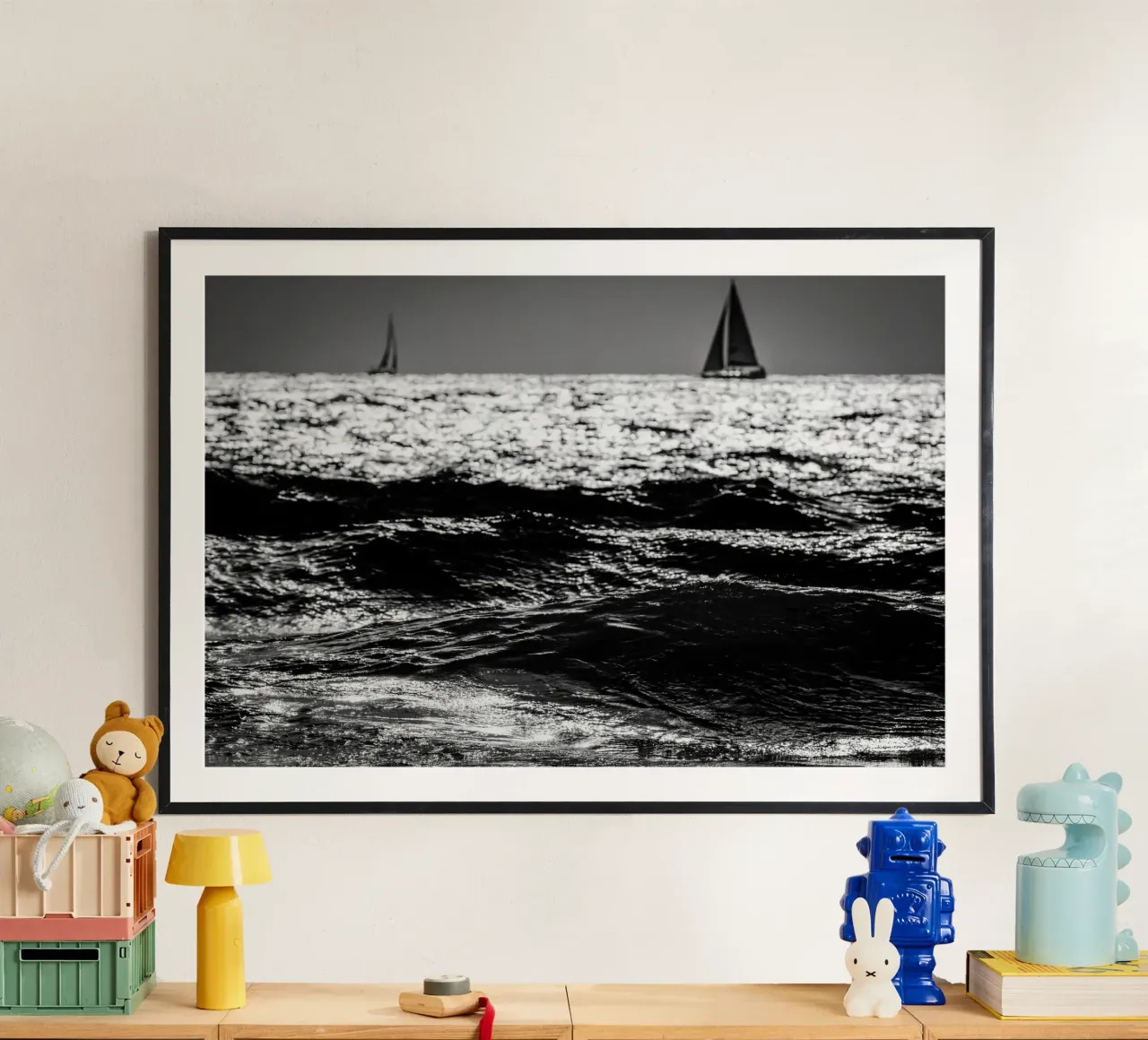 Due barche a vela poster da Tal Paz-Fridman