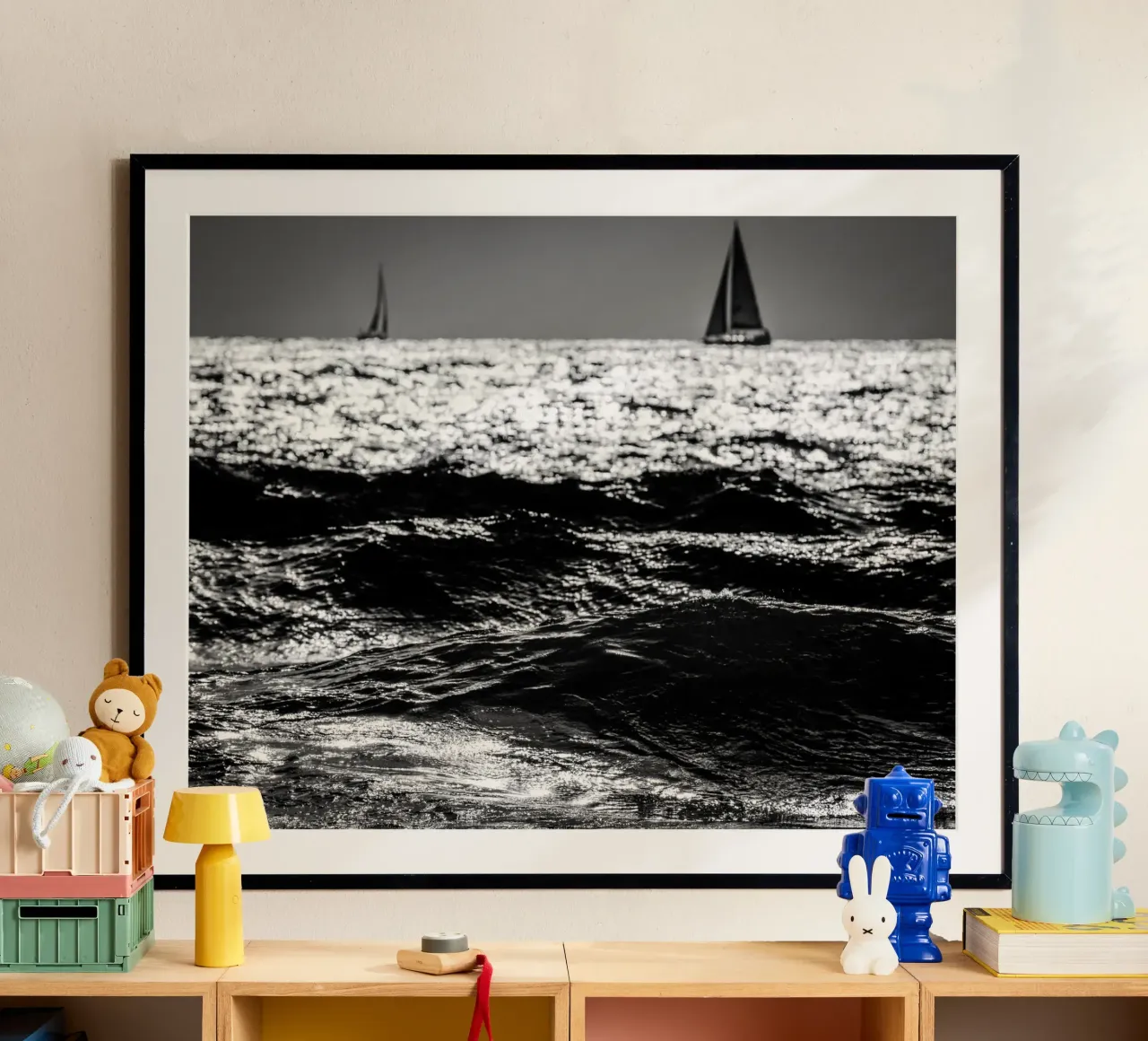 Due barche a vela poster da Tal Paz-Fridman