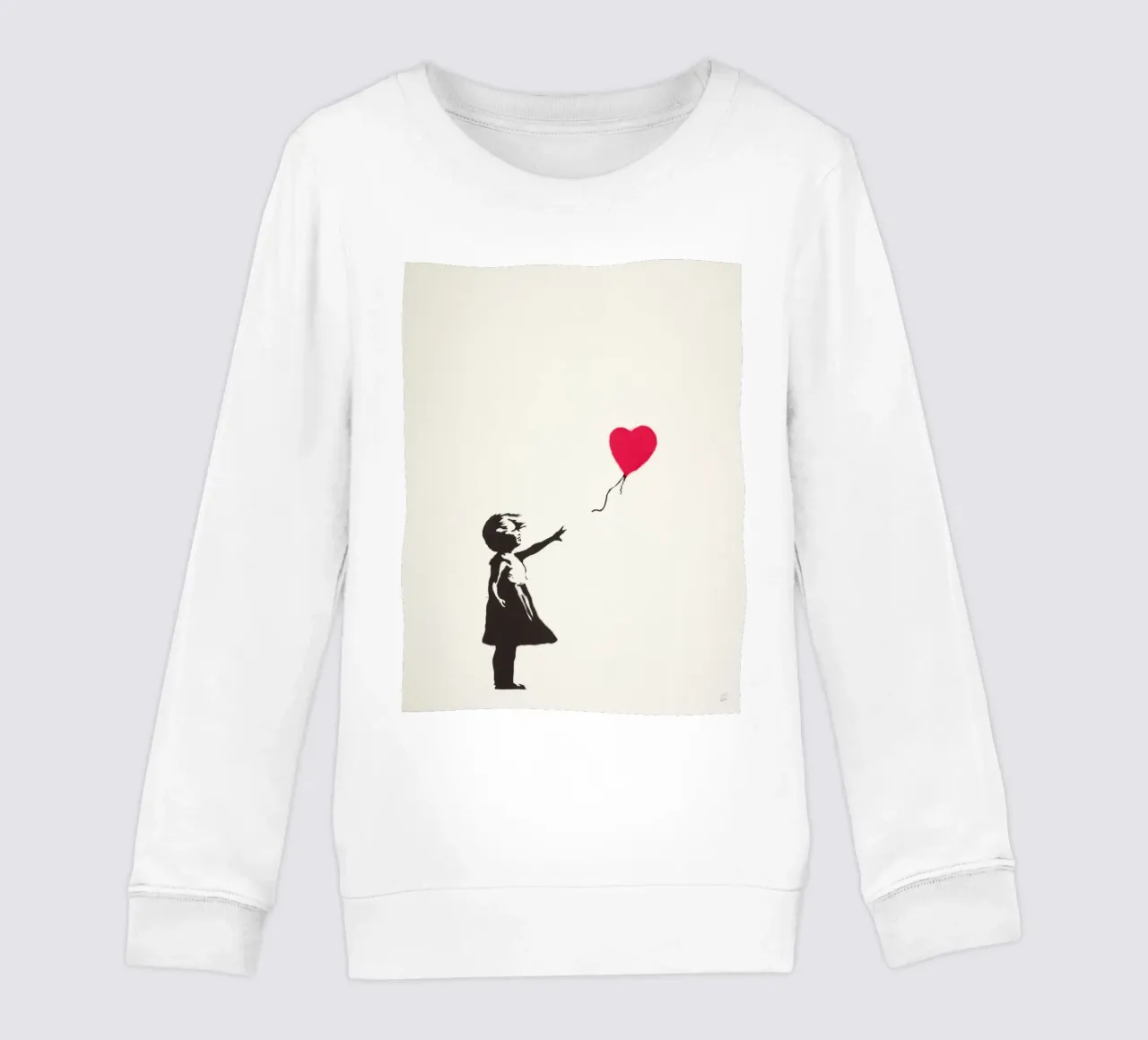 Ragazza con palloncino, 2004 felpa bambino da Riggle Glenda