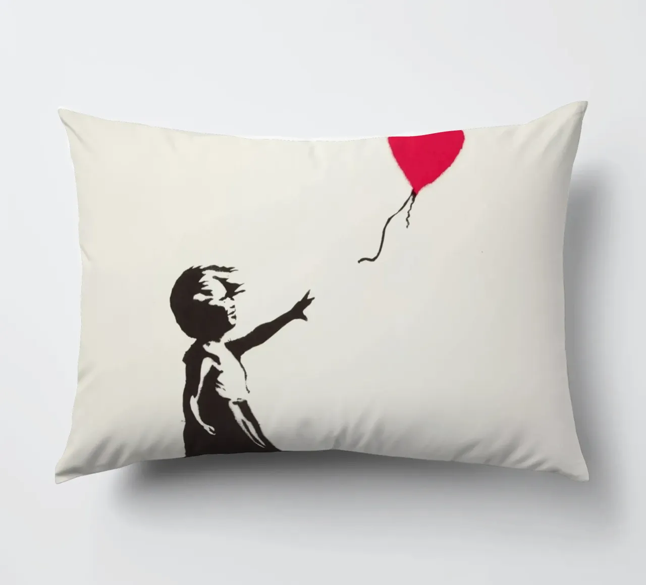 Ragazza con palloncino, 2004 cuscino da Riggle Glenda