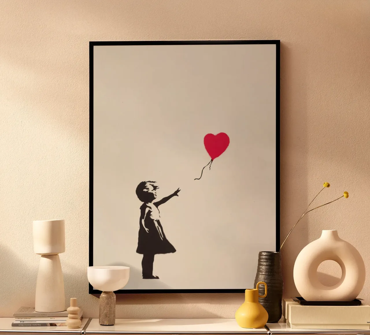 Ragazza con palloncino, 2004 poster da Riggle Glenda