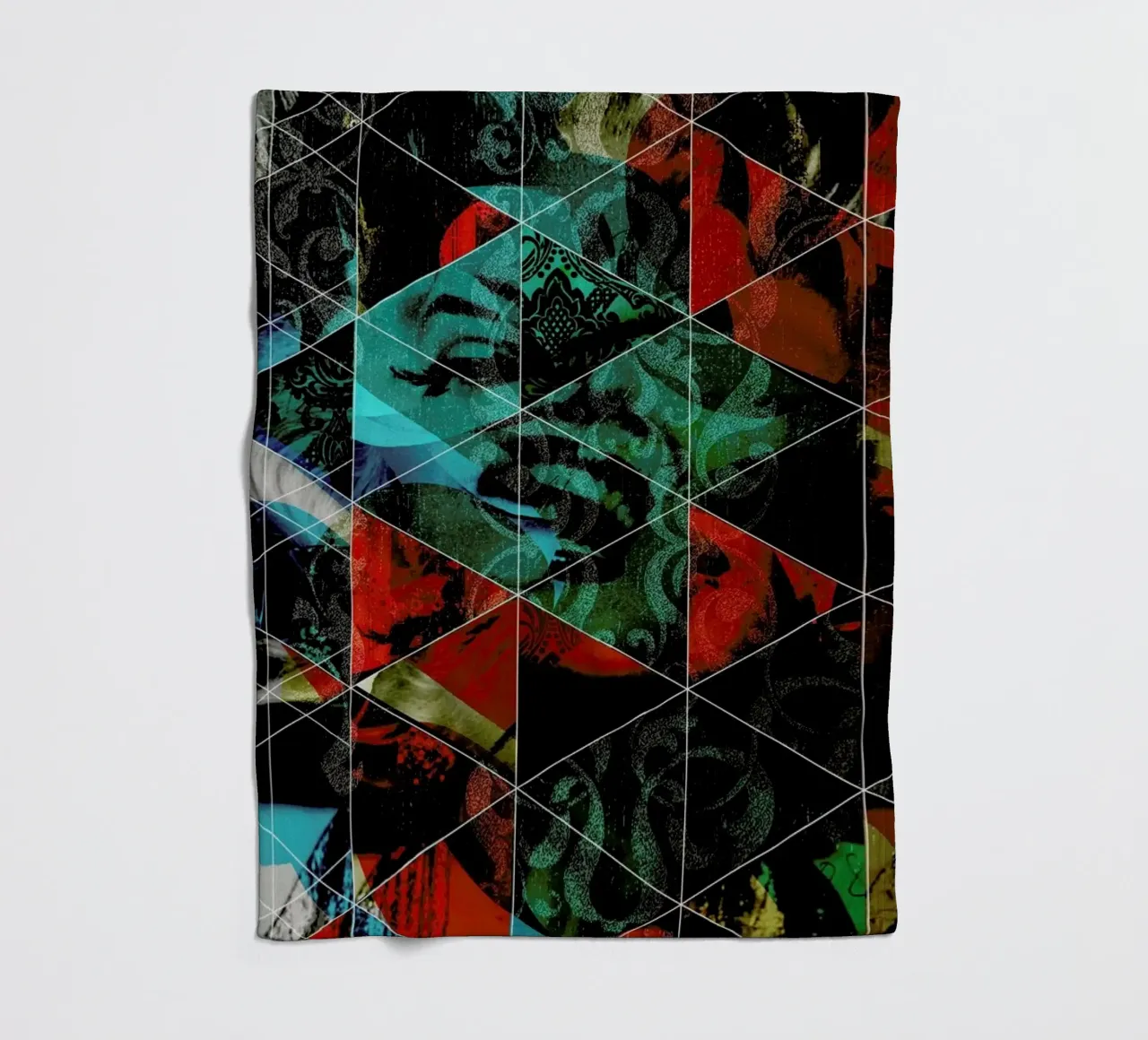 Marilyn Mix 7 fleece blanket by Marko Köppe
