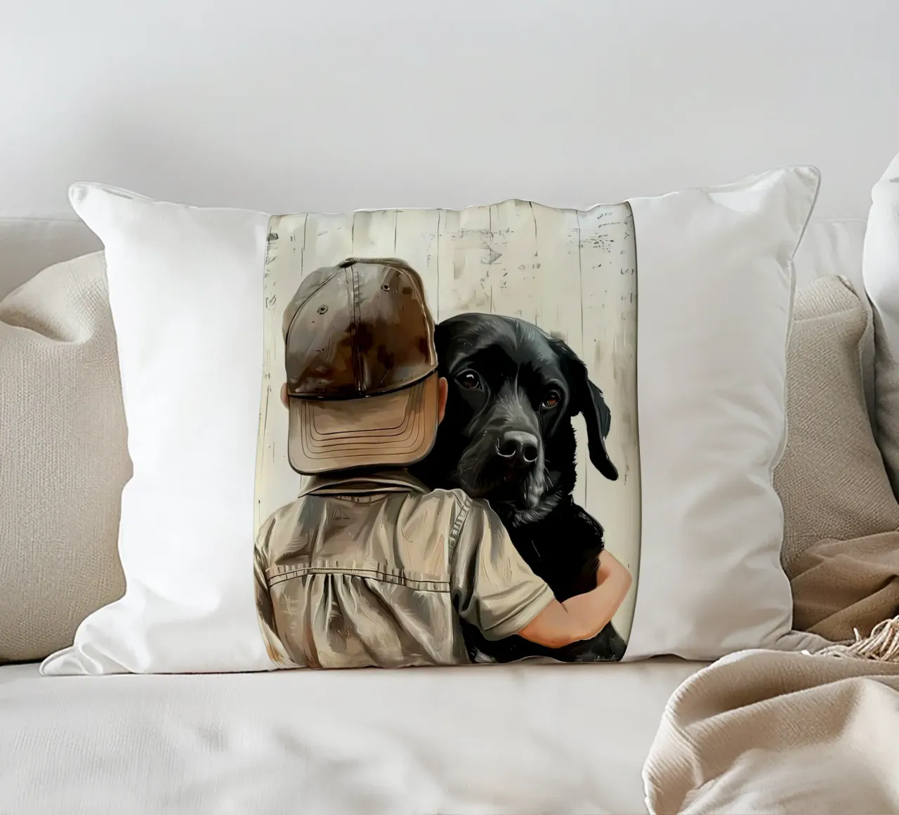 Asilo nido Labrador cuscino da Ryley Smith traveler