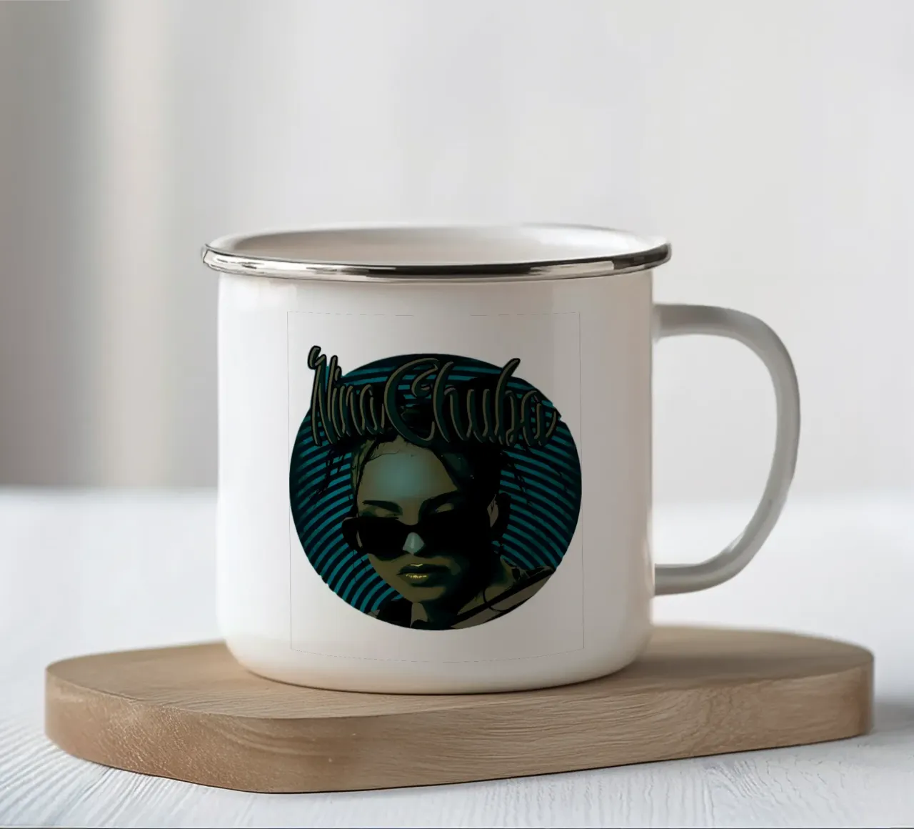 Urban Cool tazza in smalto da vintage